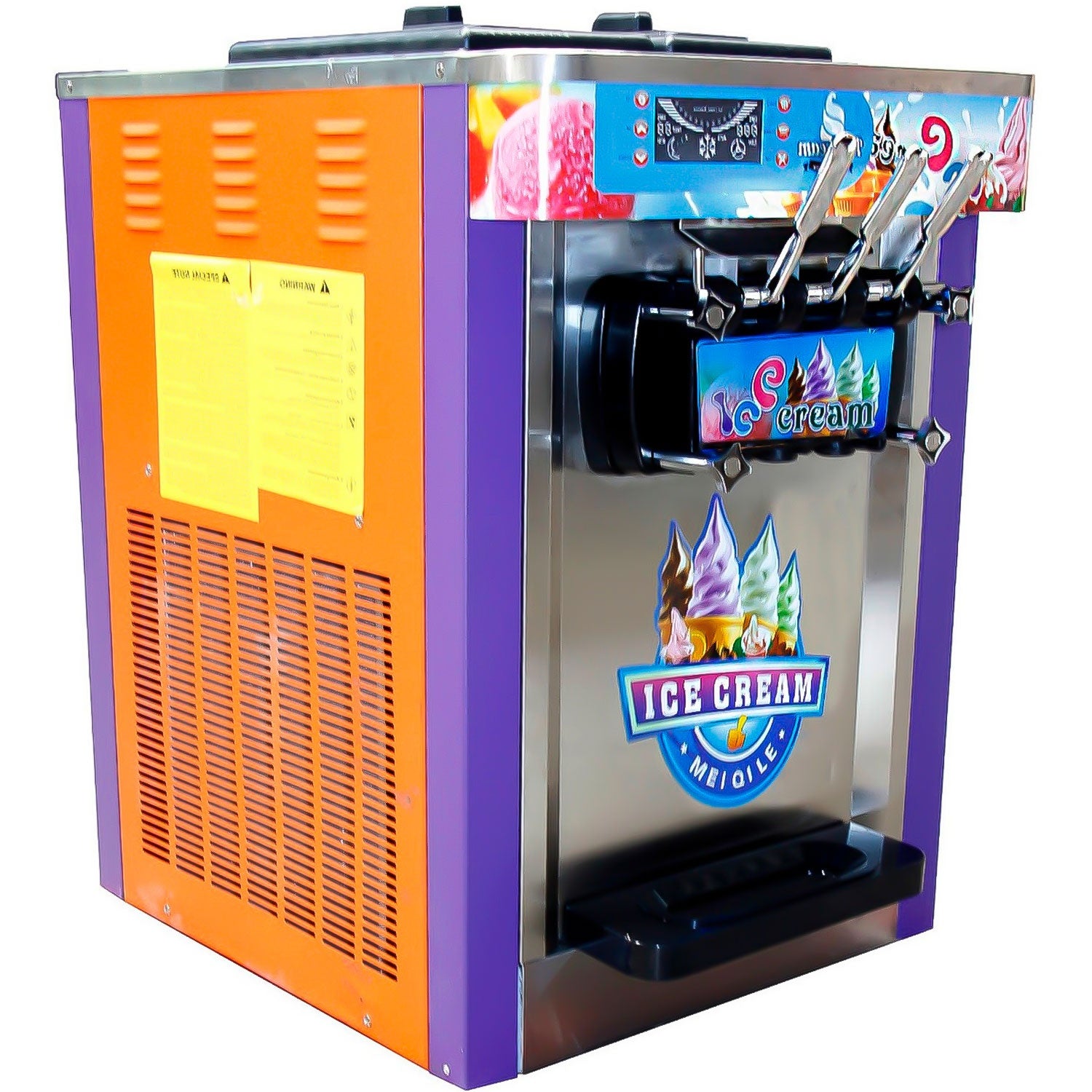 Maquina Helado Suave Nieve Comercial Helados 1800w Yoghurt