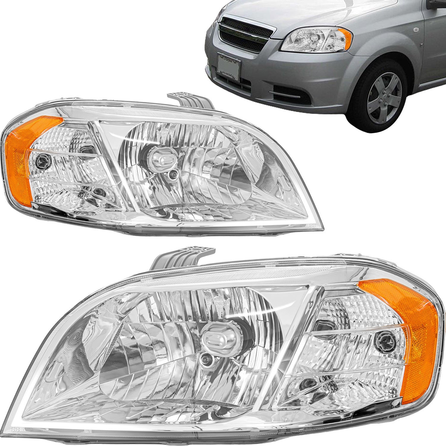 Par Faros Aveo Universal Modelo 2007 2008 2009 2010 2011