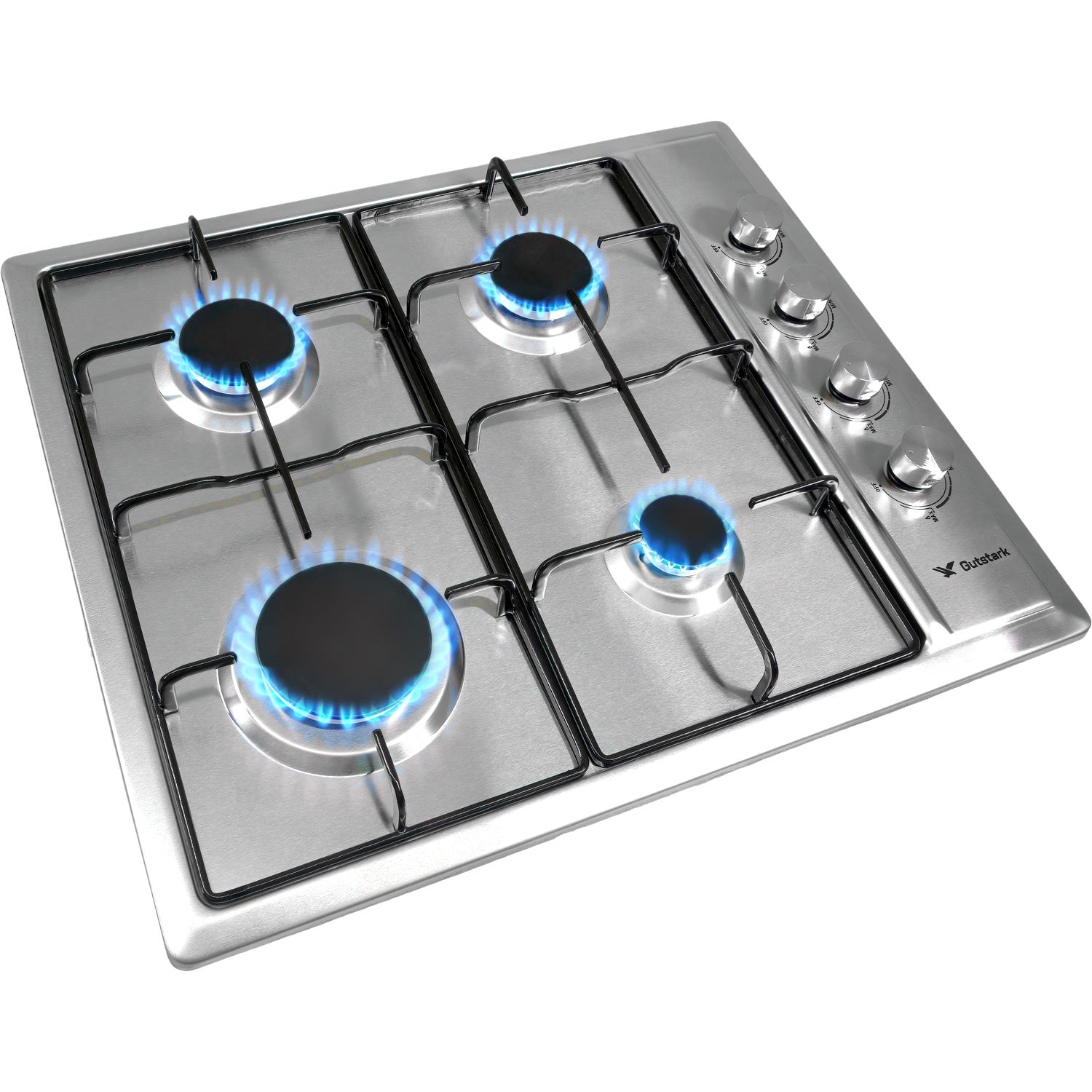 Parrilla A Gas Lp Y Natural 4 Quemadores 58.5 X 50.5 X 9 Cm