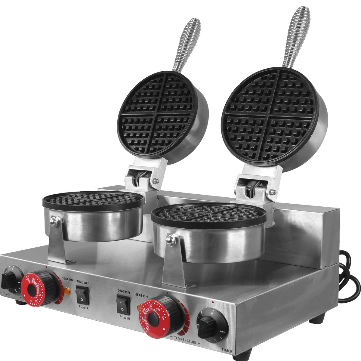 Wafflera Electrica Doble Industrial Antiadherente 2000w 250°