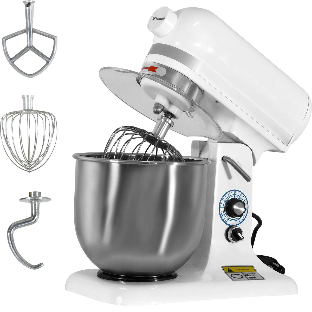 Batidora Pedestal 3 En 1 Industrial 7 Litros 650rpm 300w