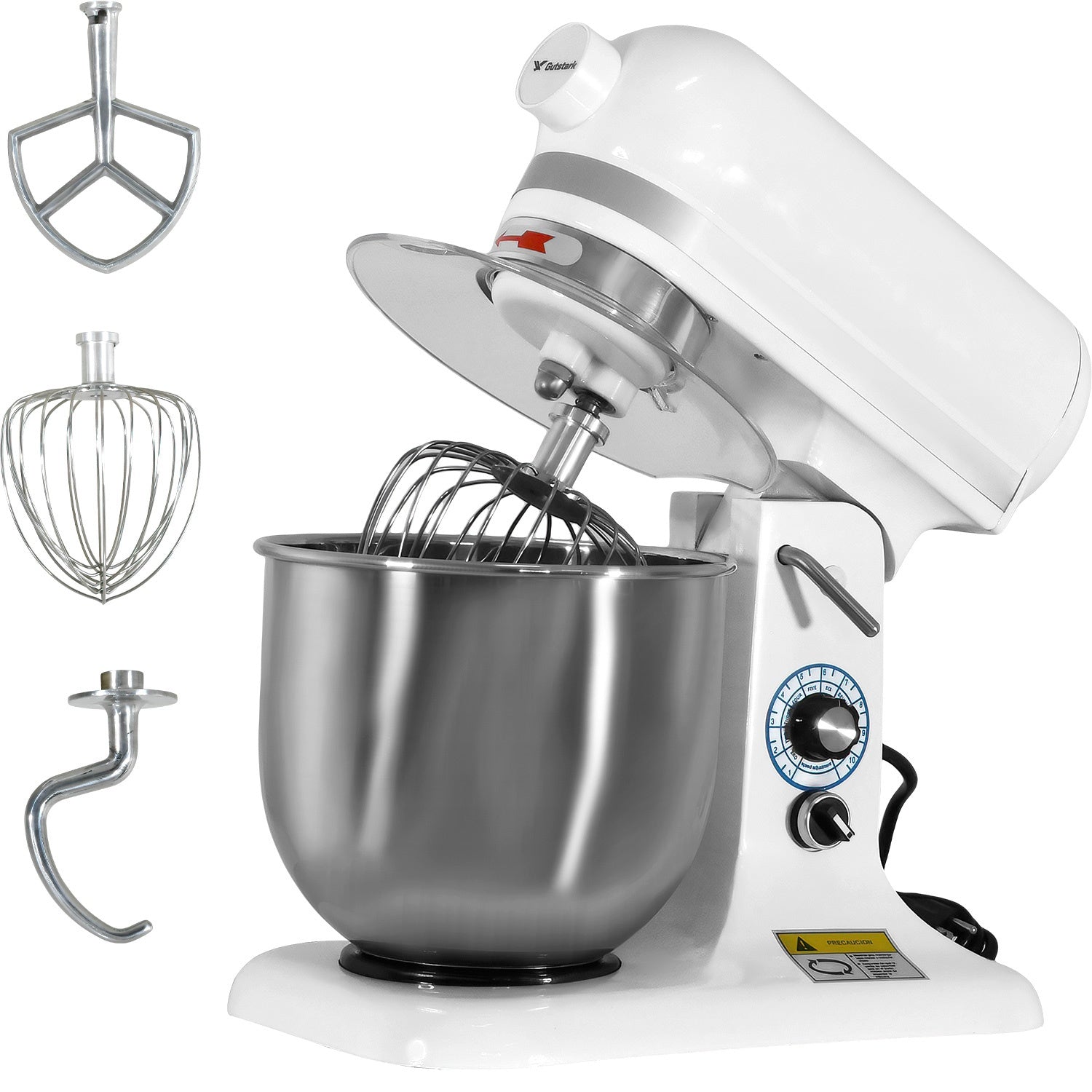 Batidora Pedestal 3 En 1 Industrial 7 Litros 650rpm 300w
