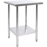 Mesa Isla Trabajo Acero Inoxidable Pasteur 60x60x90