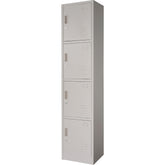 Locker Metalico 1 a 4 Puertas Casilleros Chapa 38.5x34x180cm