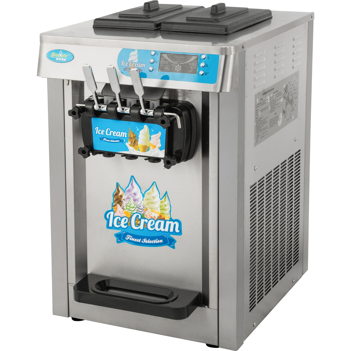 Maquina Helado Suave Yogurt Nieve Comercial 3 Sabores