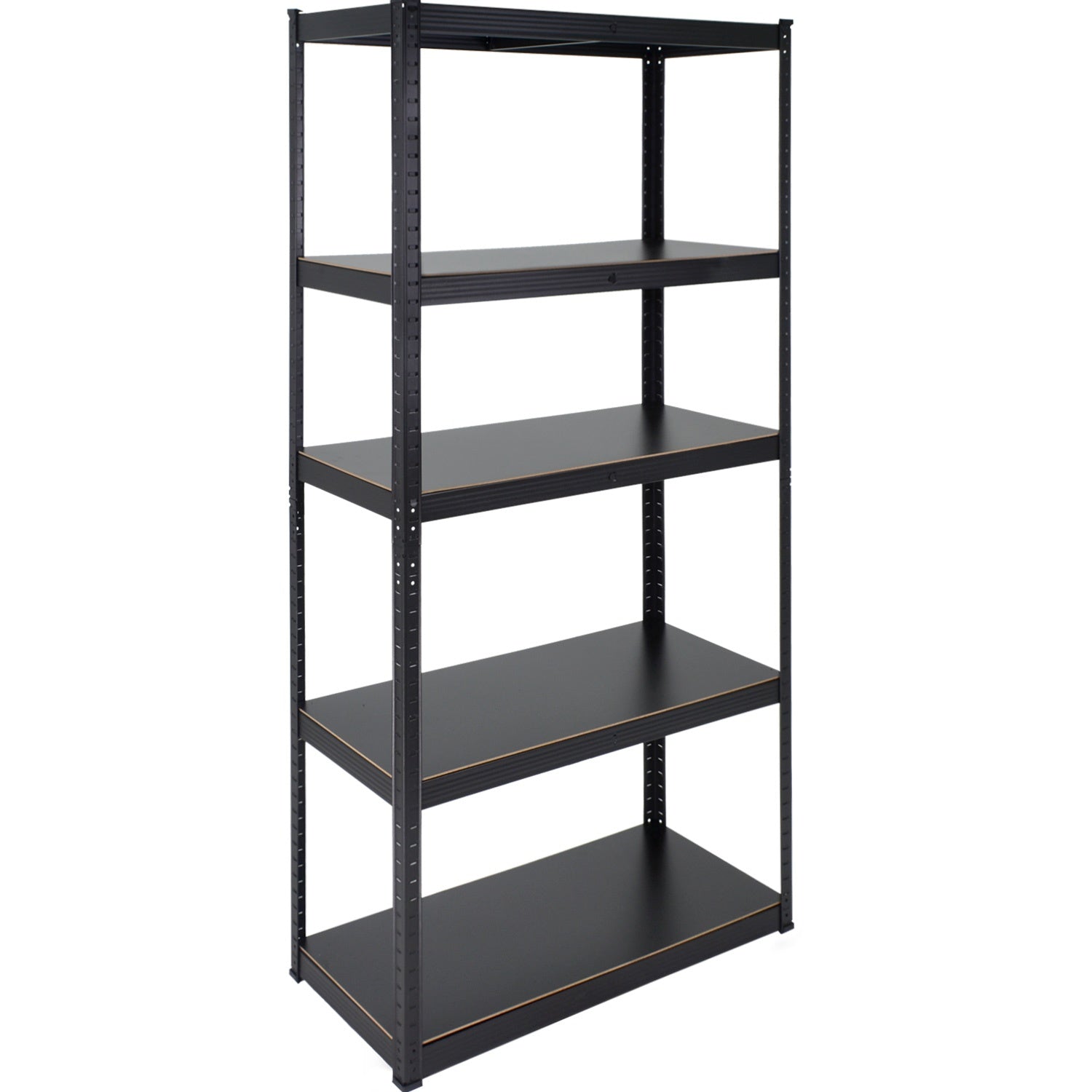 Estante Anaquel Rack Repisas 5 Niveles Metalico 180x39x89 Cm Color Negro