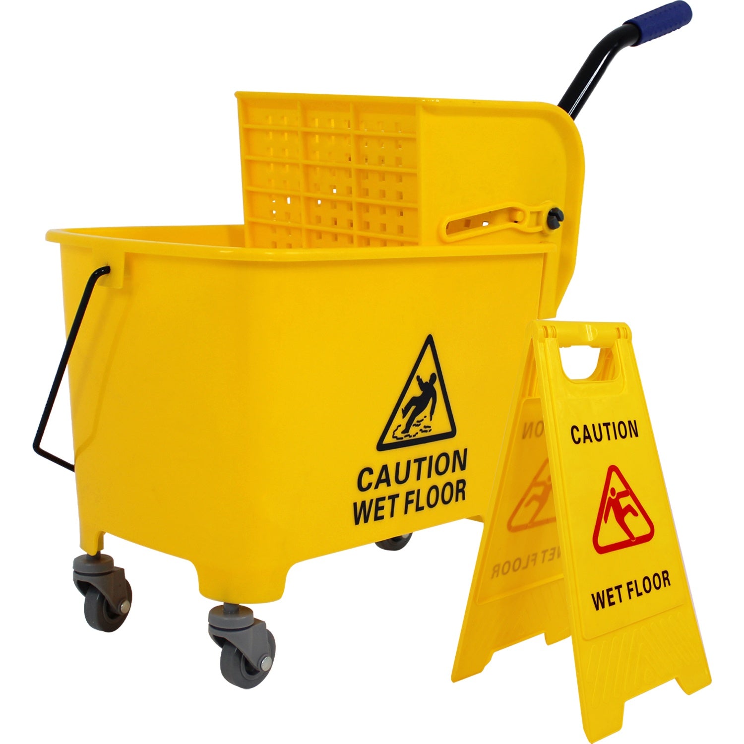 Cubeta Exprimidora Carrito 20 Lt Litros Plastico Ruedas