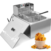 Freidora Aceite Electrica 6l 1600w Automatica Acero Inox