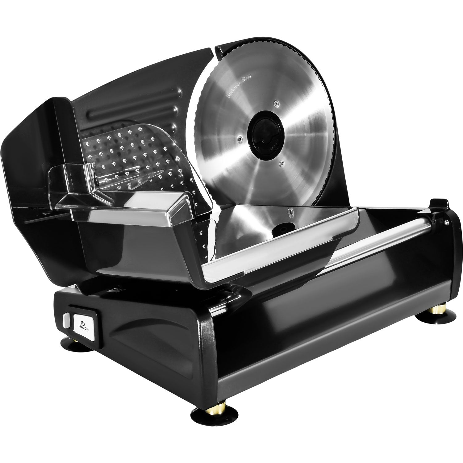 Rebanadora Jamon Cortadora Cuchilla 300mm Carne Embutidos (Copy)Rebanadora Cortadora Electrica Carne Jamon Cocina Hogar Color Negro