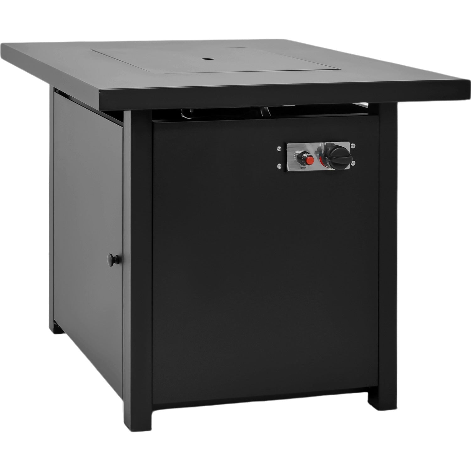 Hoguera Fogata Mesa Calentador Gas Propano 71x71 C/ Cristal