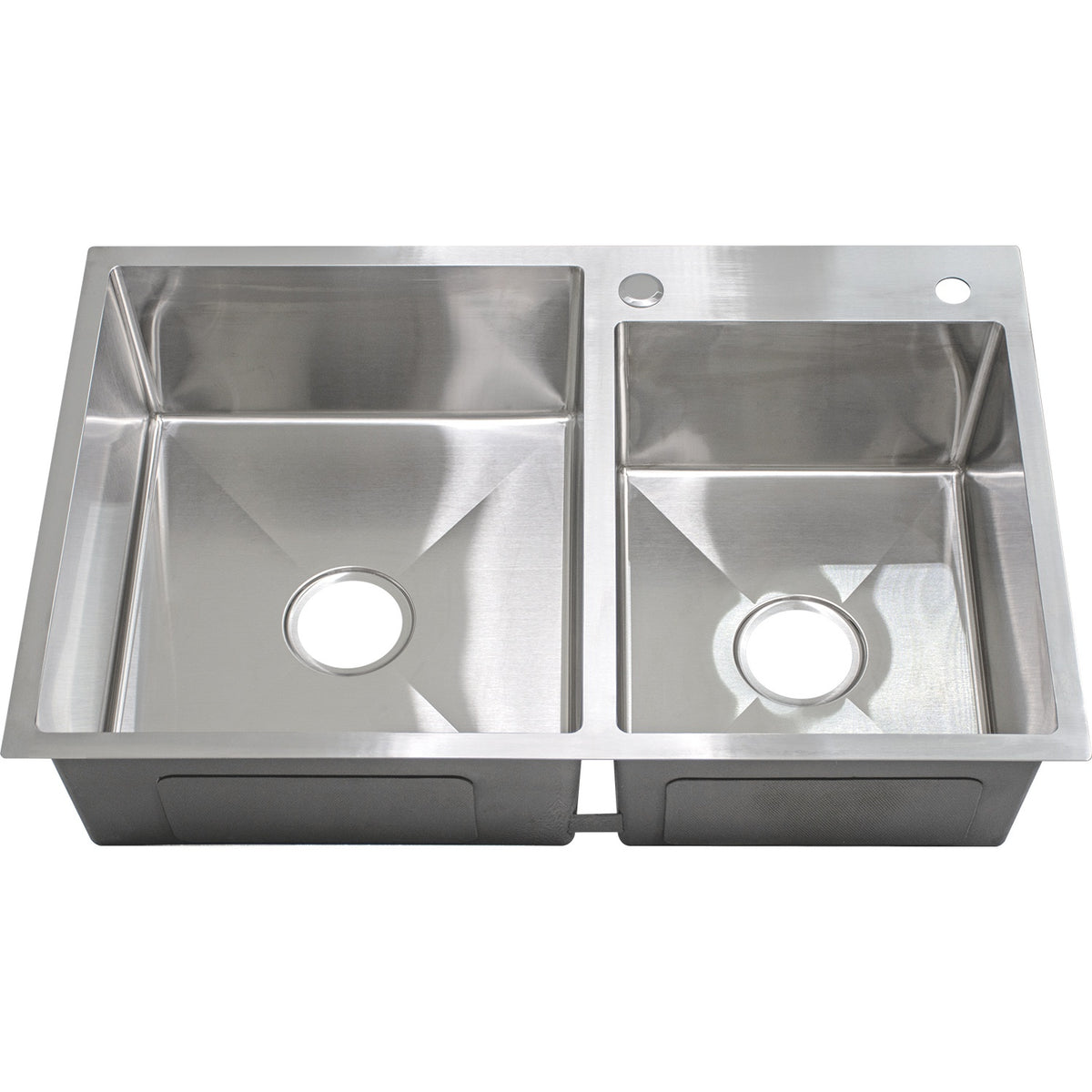 Fregadero Tarja Acero Inox 2 Tinas Anti-ruido + Escurridor