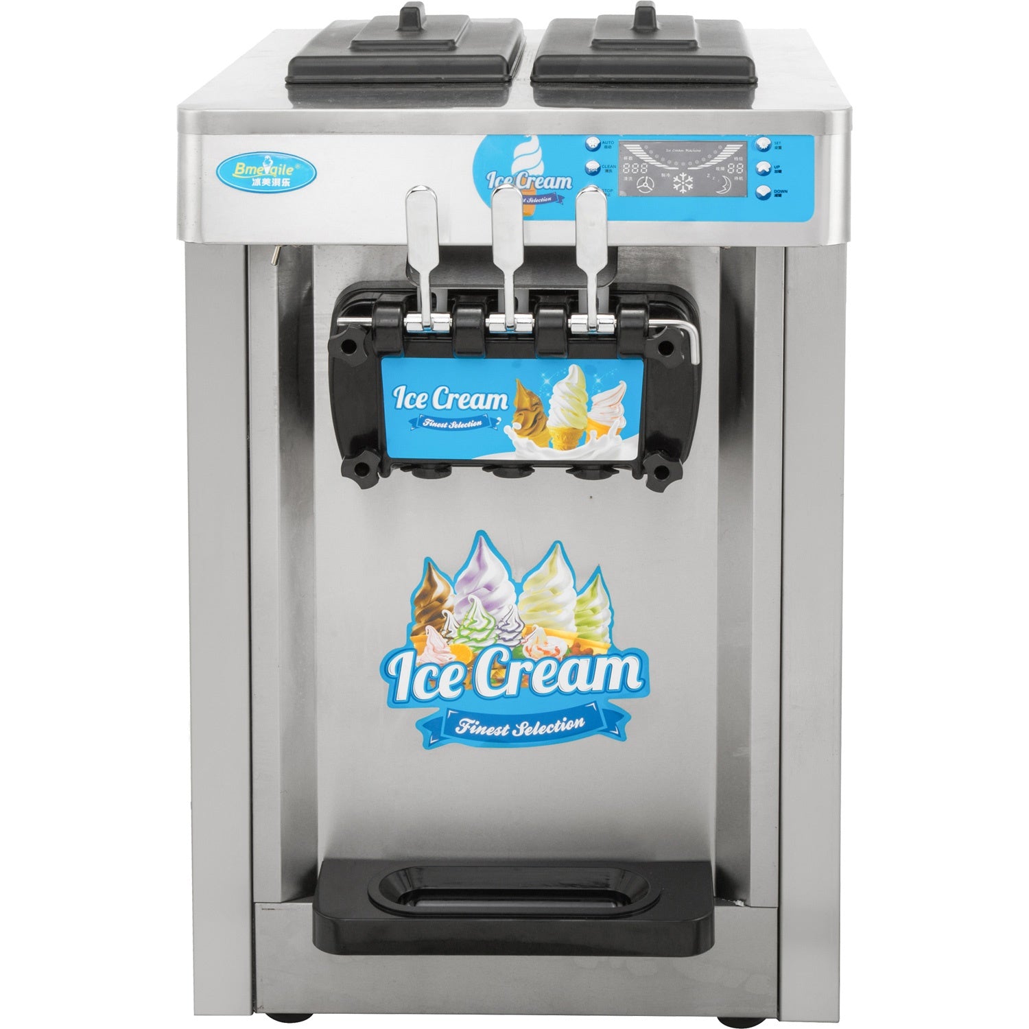 Maquina Helado Suave Yogurt Nieve Comercial 3 Sabores