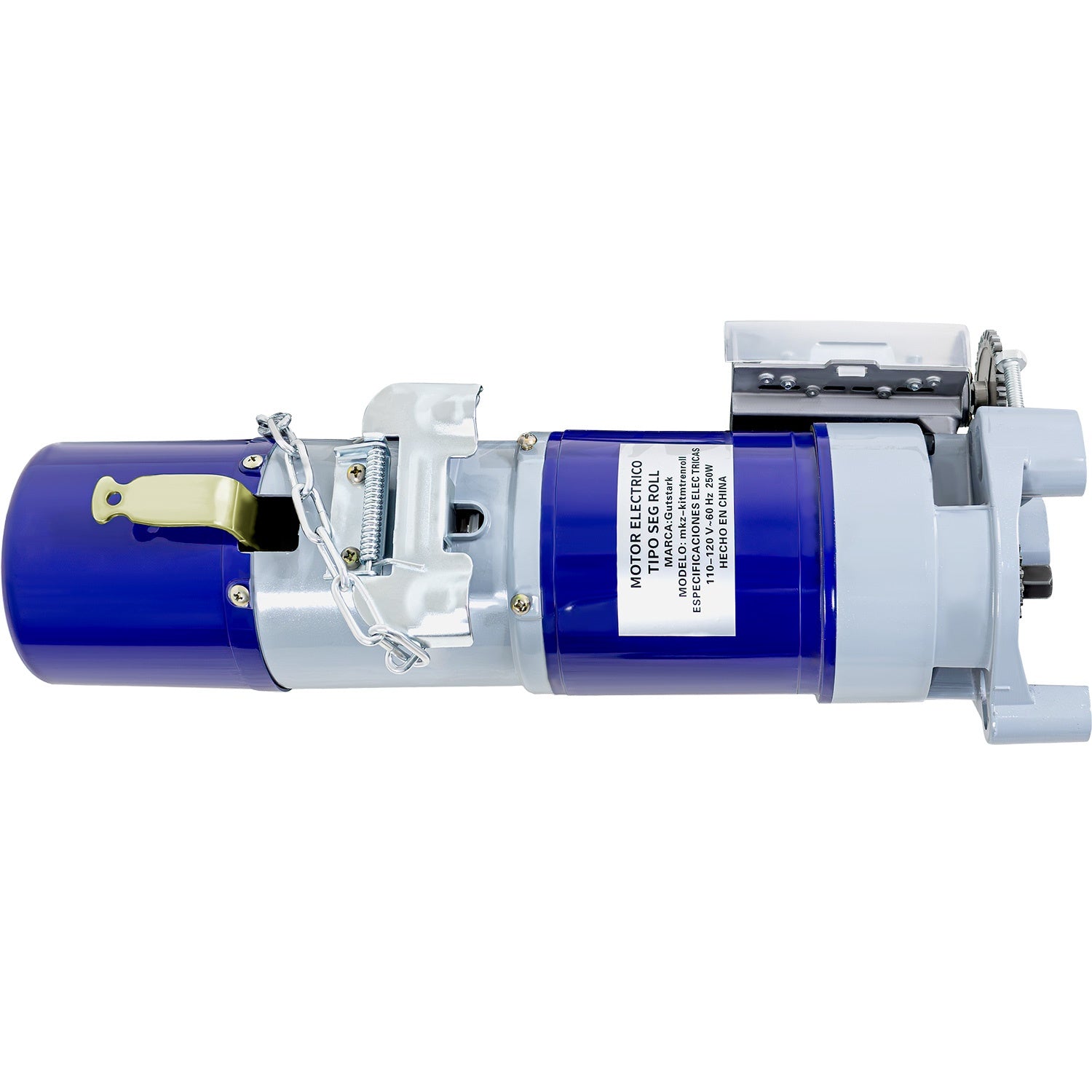 Kit Motor Cortina Roll Enrollable Porton 300kg 2 Controles Frecuencia 60 Hz