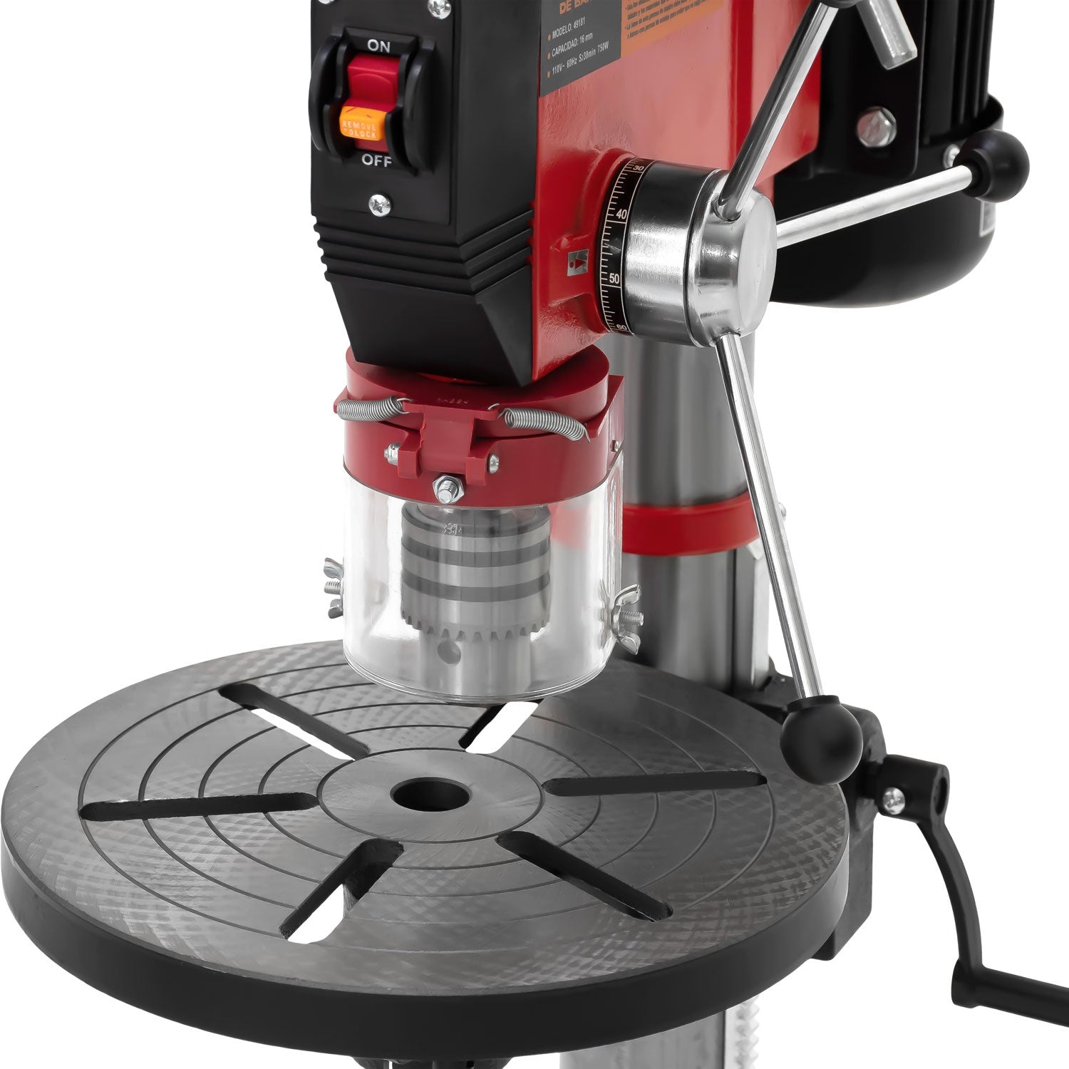 Taladro De Banco 3/4 Industrial Columna Prensa Piso 750w 1hp