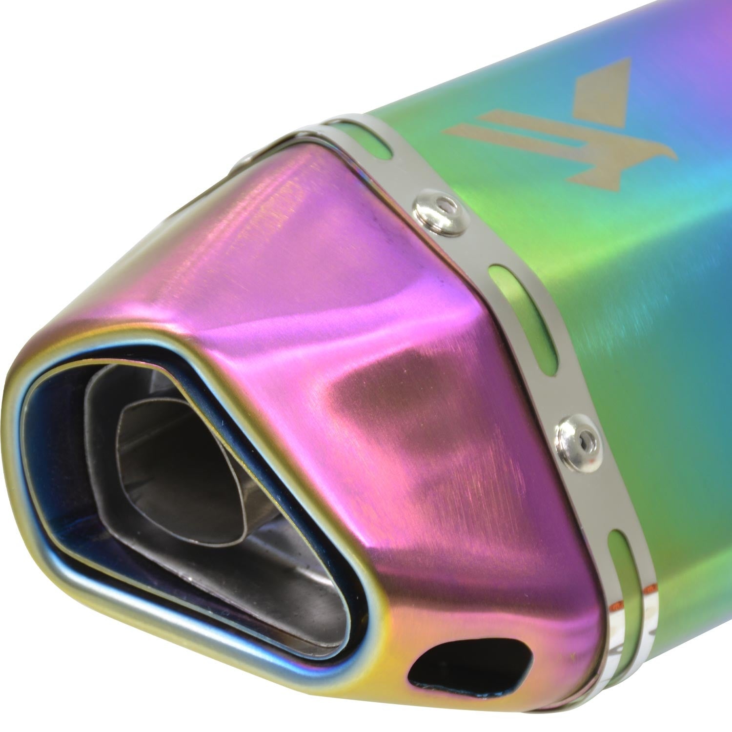 Escape Moto Acero Deportivo Tornasol Universal Silenciador