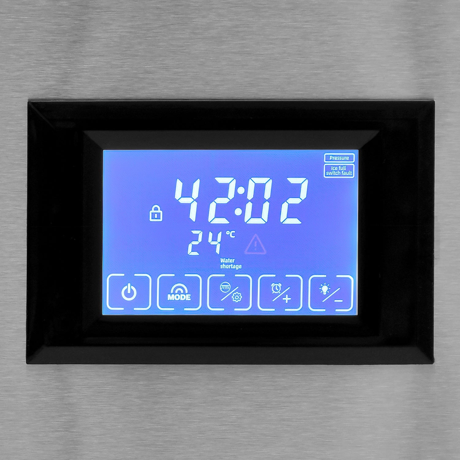 Maquina Fabricadora Hielo Comercial 60 Kg Dia Restaurante Color Plata