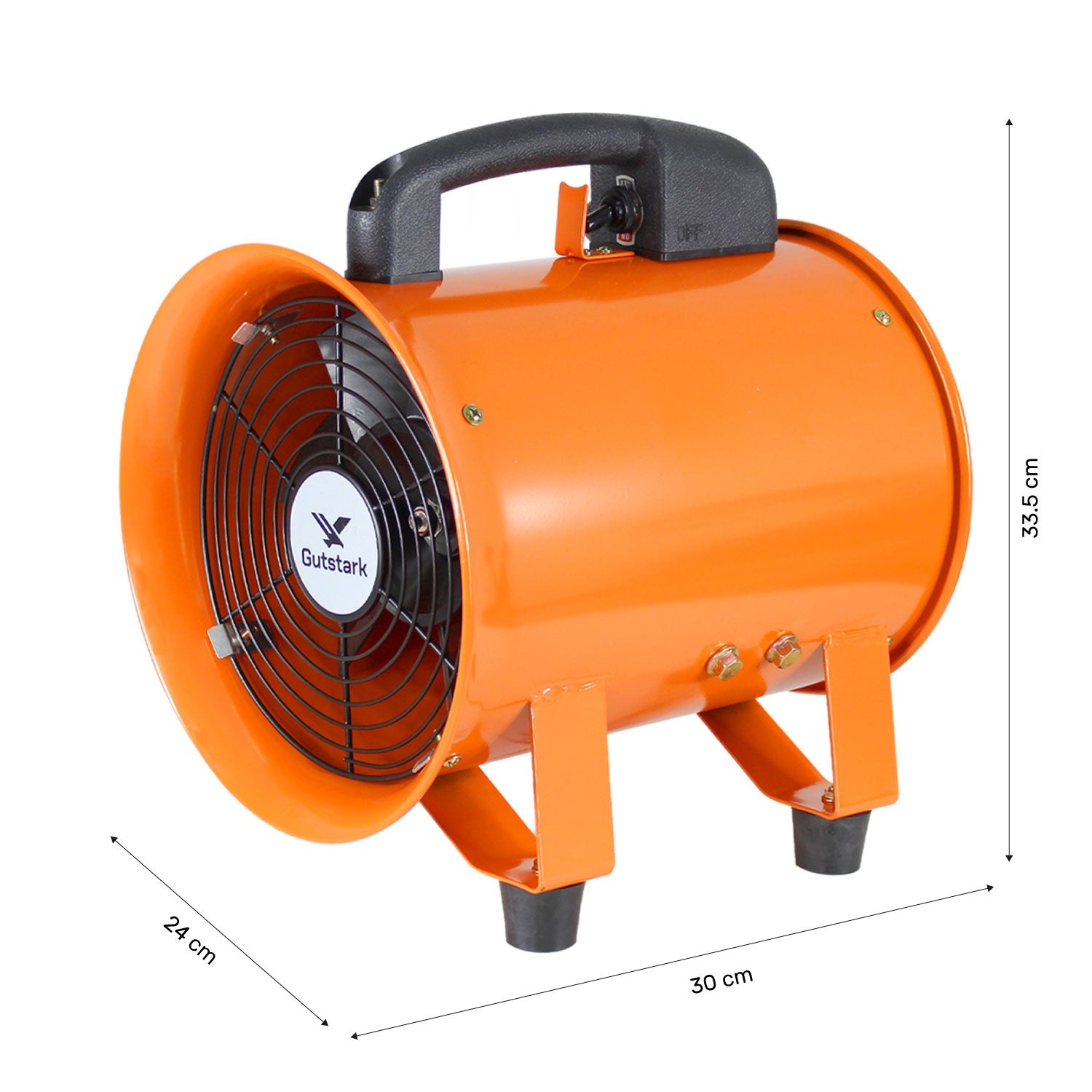 Extractor Aire Industrial 8 Pulgadas Humo 1800m3/h Ducto 5m