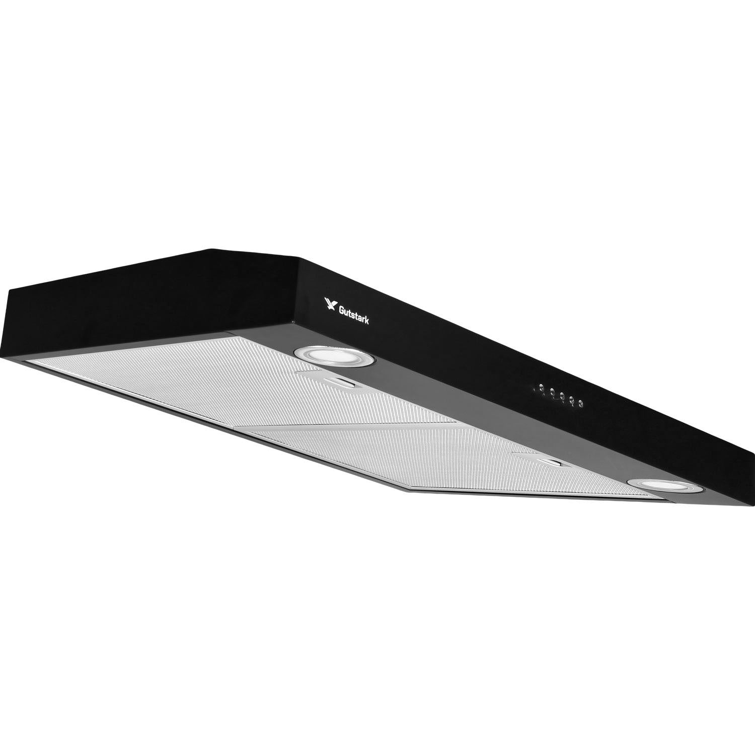 Campana Extractora Negra Cocina 76 Cm Gabinete Acero Inox