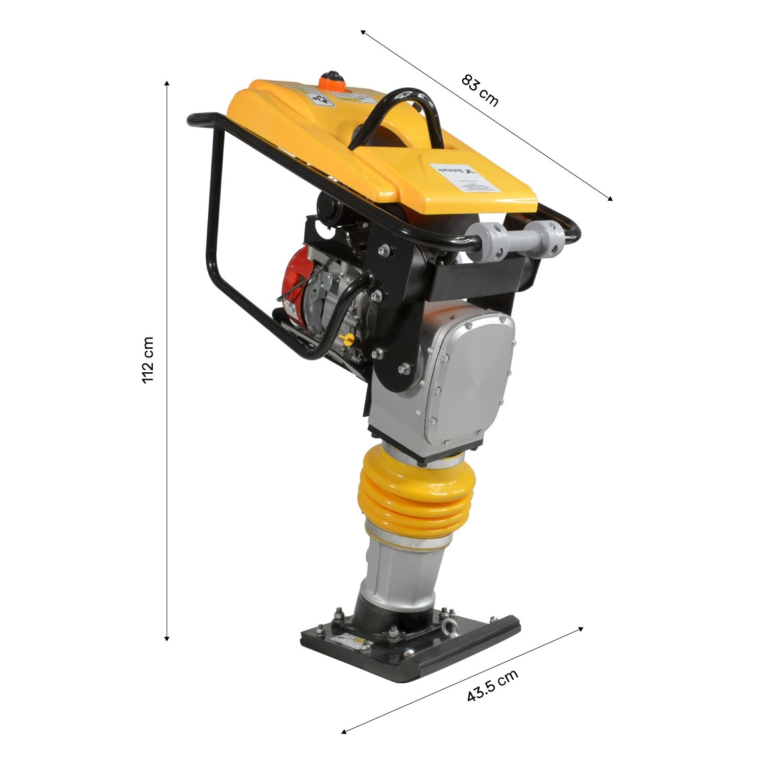 Bailarina Compactadora Concreto Apisonadora 6.5 Hp