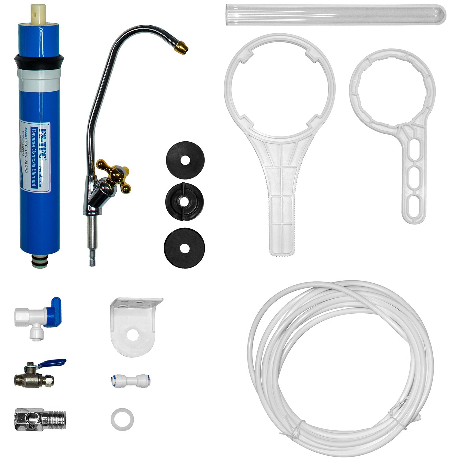 Equipo Purificador Osmosis Inversa 6 Etapas 75gpd Lampara Uv