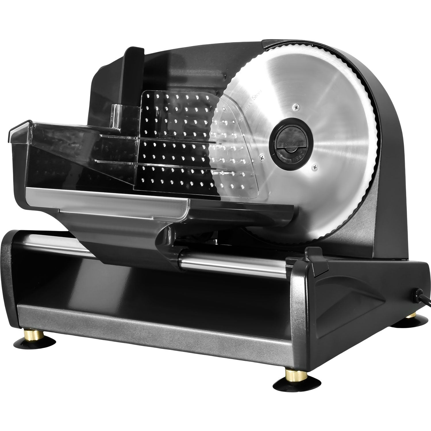 Rebanadora Jamon Cortadora Cuchilla 300mm Carne Embutidos (Copy)Rebanadora Cortadora Electrica Carne Jamon Cocina Hogar Color Negro