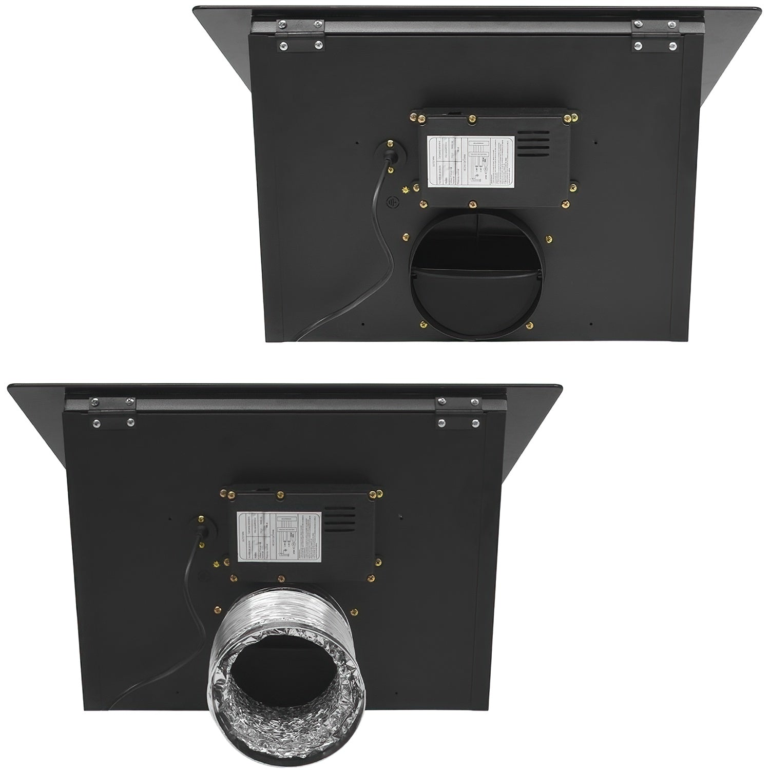 Combo Campana Extractor Silencioso Plegable + Parrilla Cristal 5 Quemadores