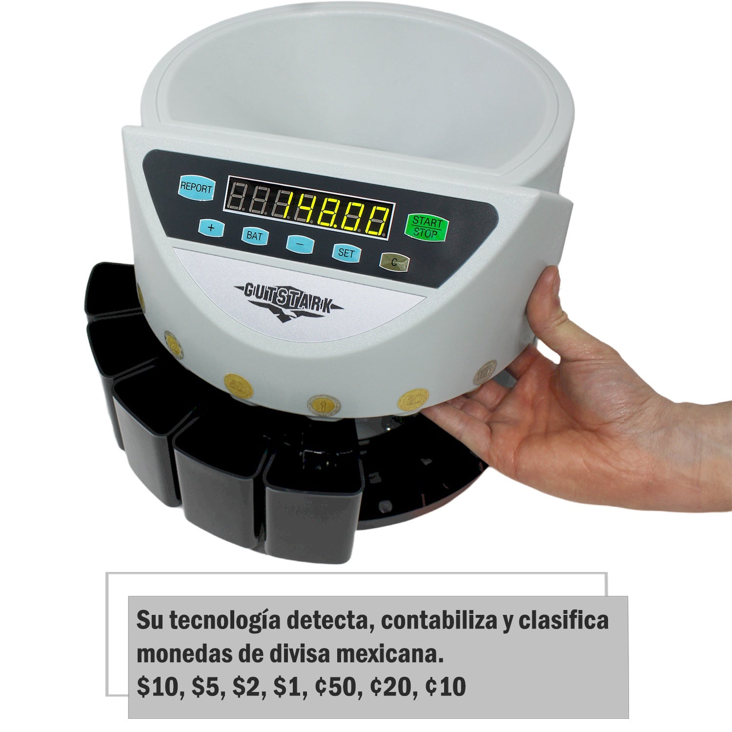 Contadora Maquina Separadora Clasificadora Monedas Digital