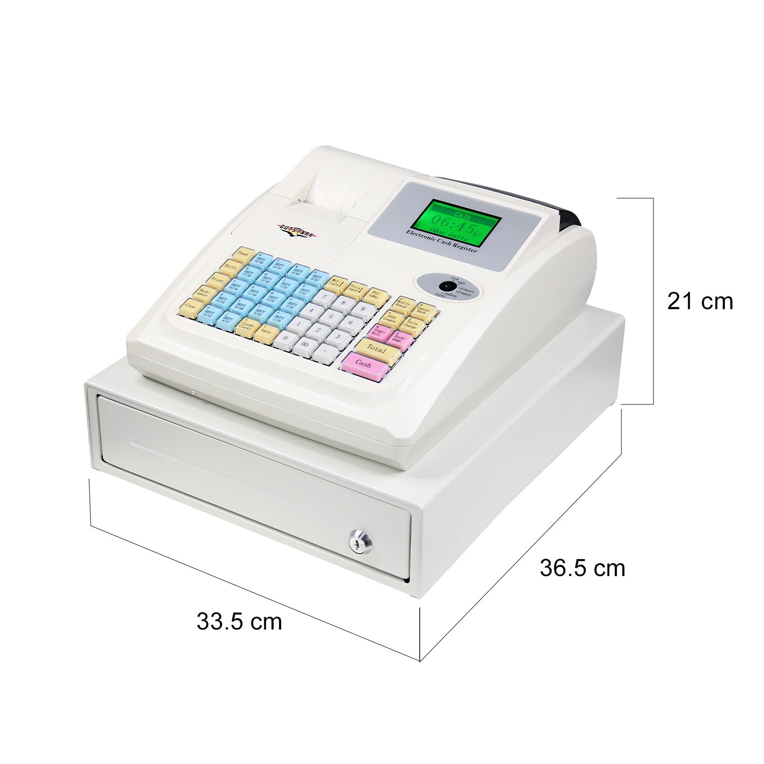 Caja Registradora Con Cerradura Ticket 4 Denominaciones