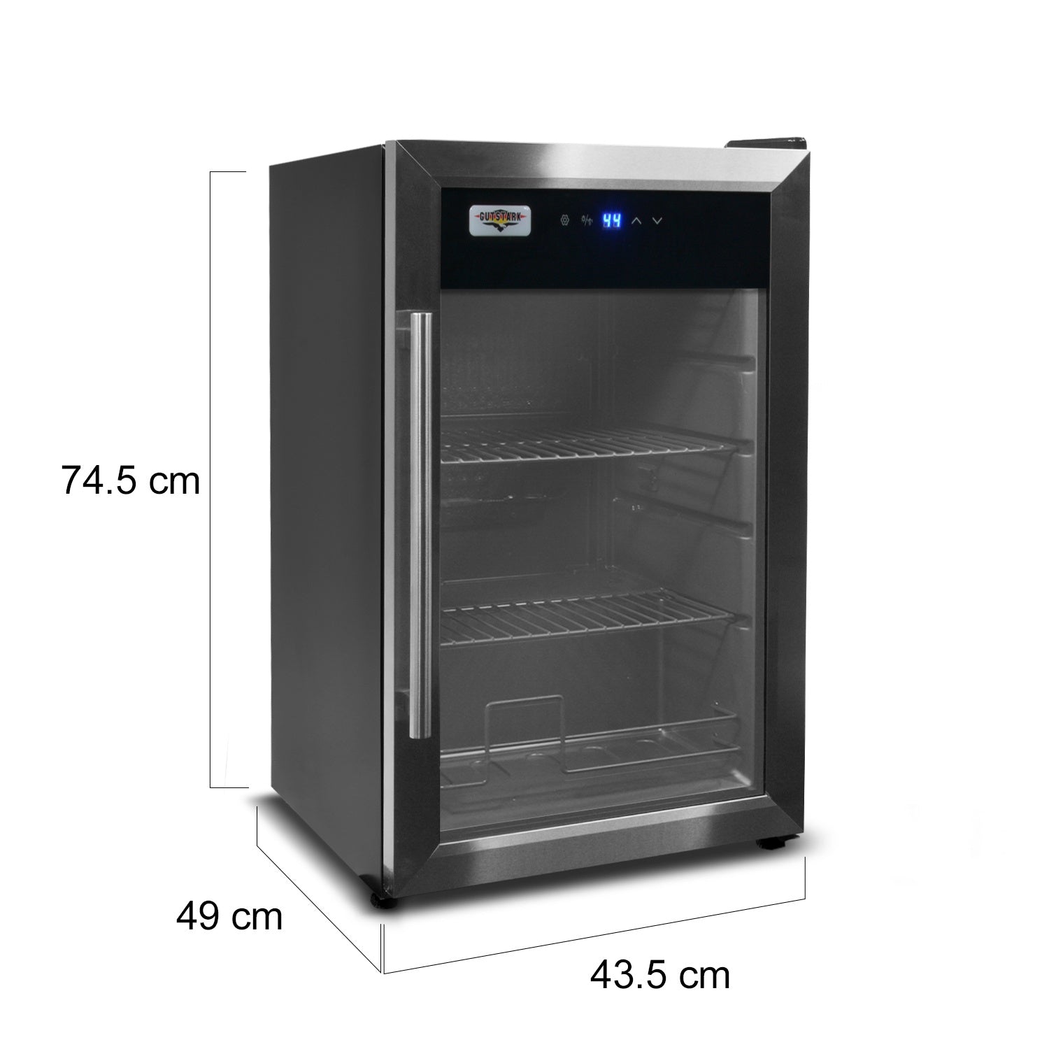 Frigobar 2.4pies Refigerador Digital Tactil Luz Led 85 Latas