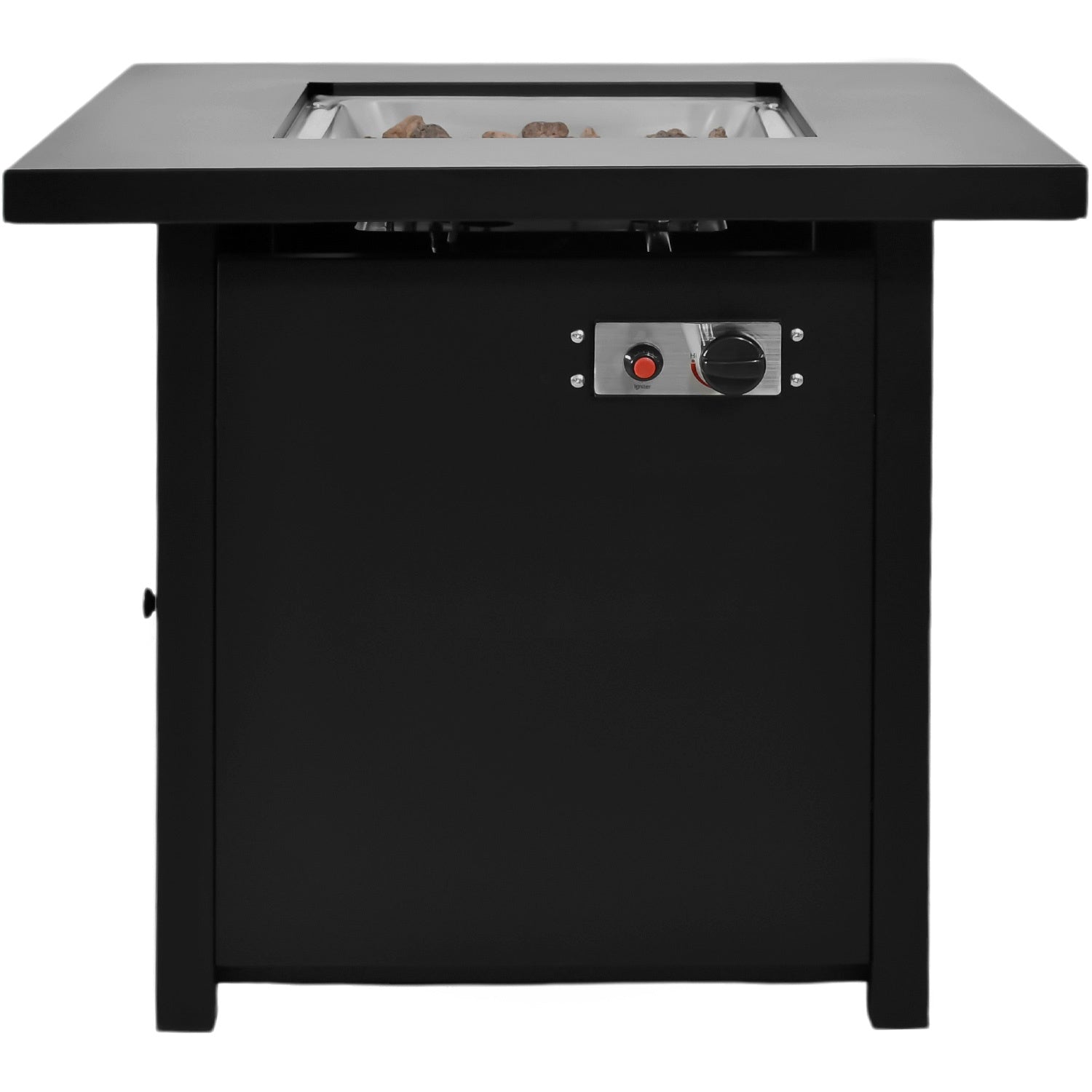 Hoguera Fogata Mesa Calentador Gas Propano 71x71 C/ Cristal
