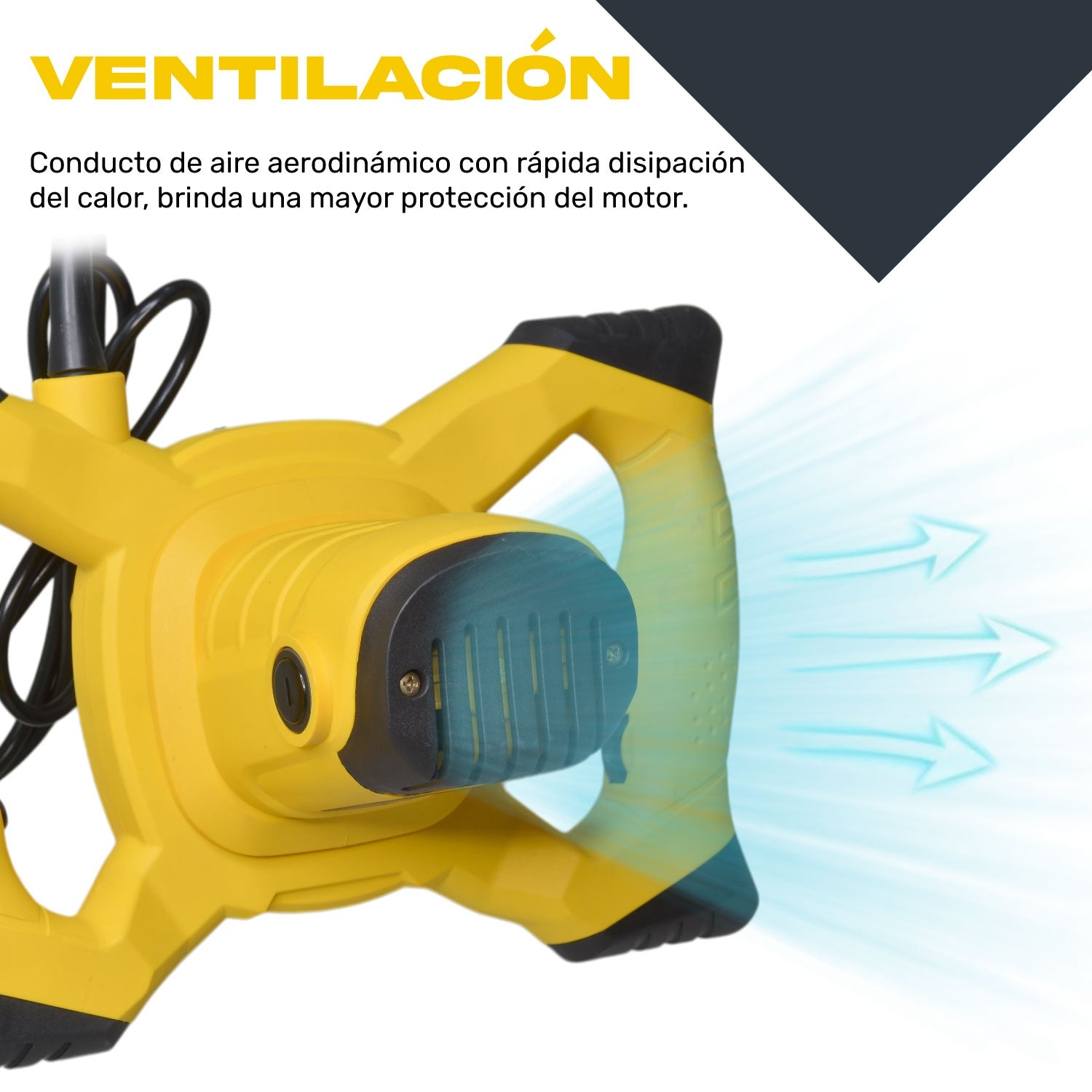 Mezcladora Electrica Para Pintura Resina Mortero Cemento