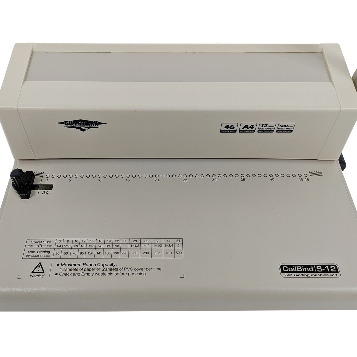 Kit Engargoladora500 Hojas Perforadora Manual de Espiral 12 Hojas