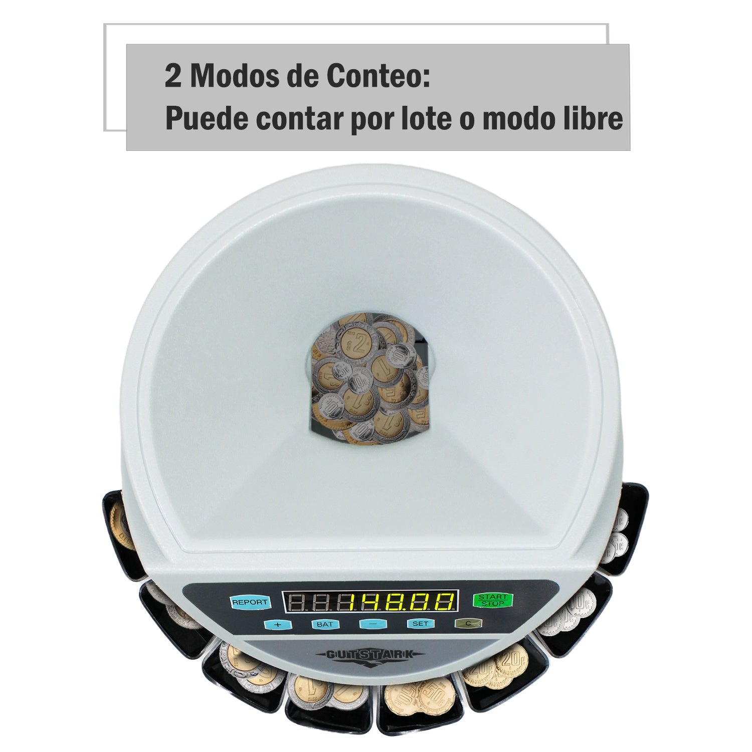 Contadora Maquina Separadora Clasificadora Monedas Digital