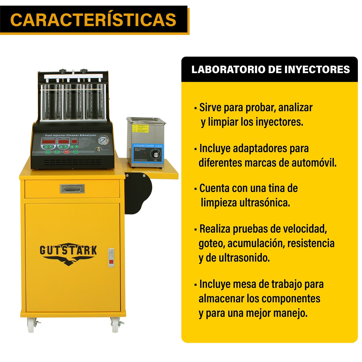 Laboratorio Inyectores 6 Cilindros Tina Ultrasonica Limpieza