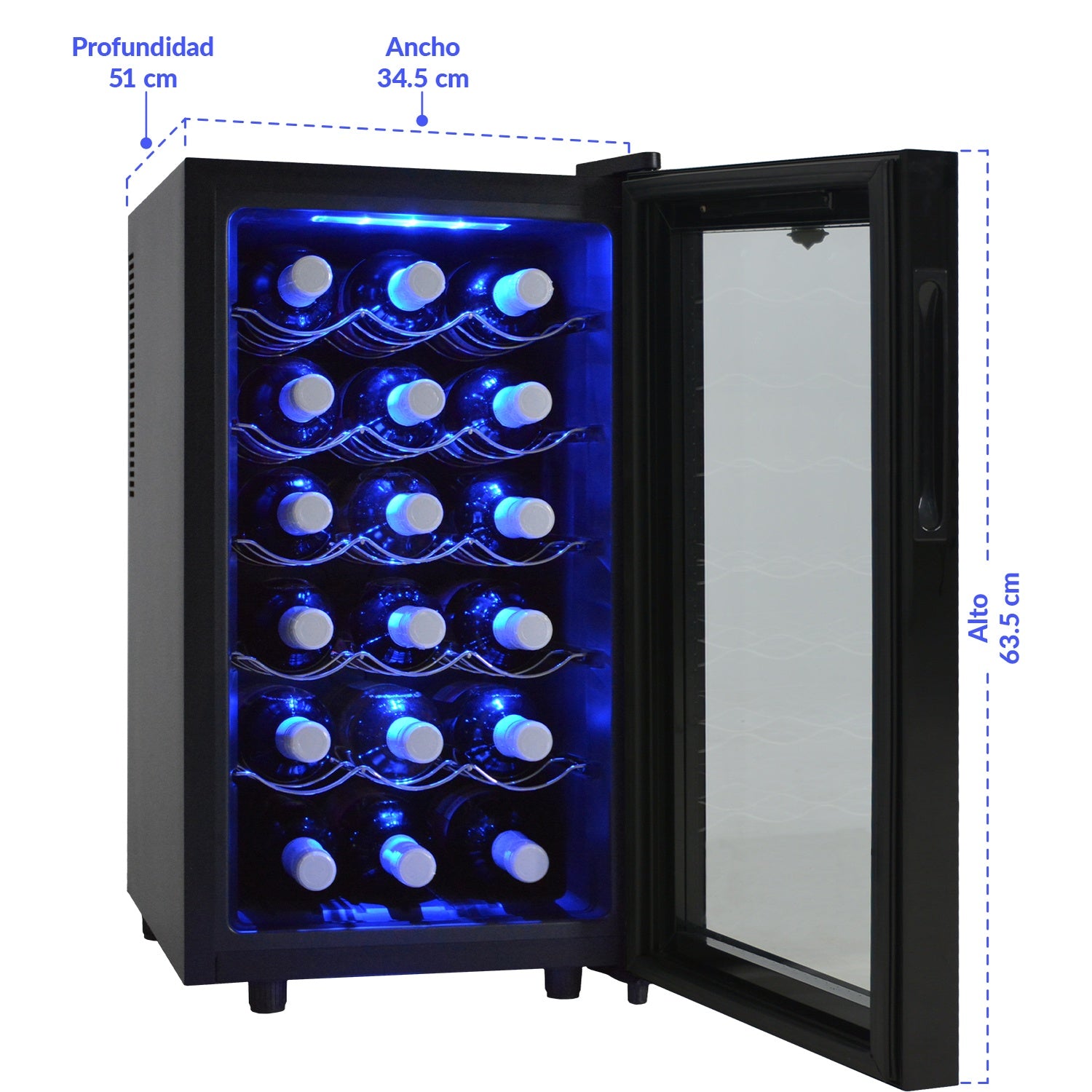 Cava de Vinos Refrigerador 18 Botellas Calidad Exclusive Premium