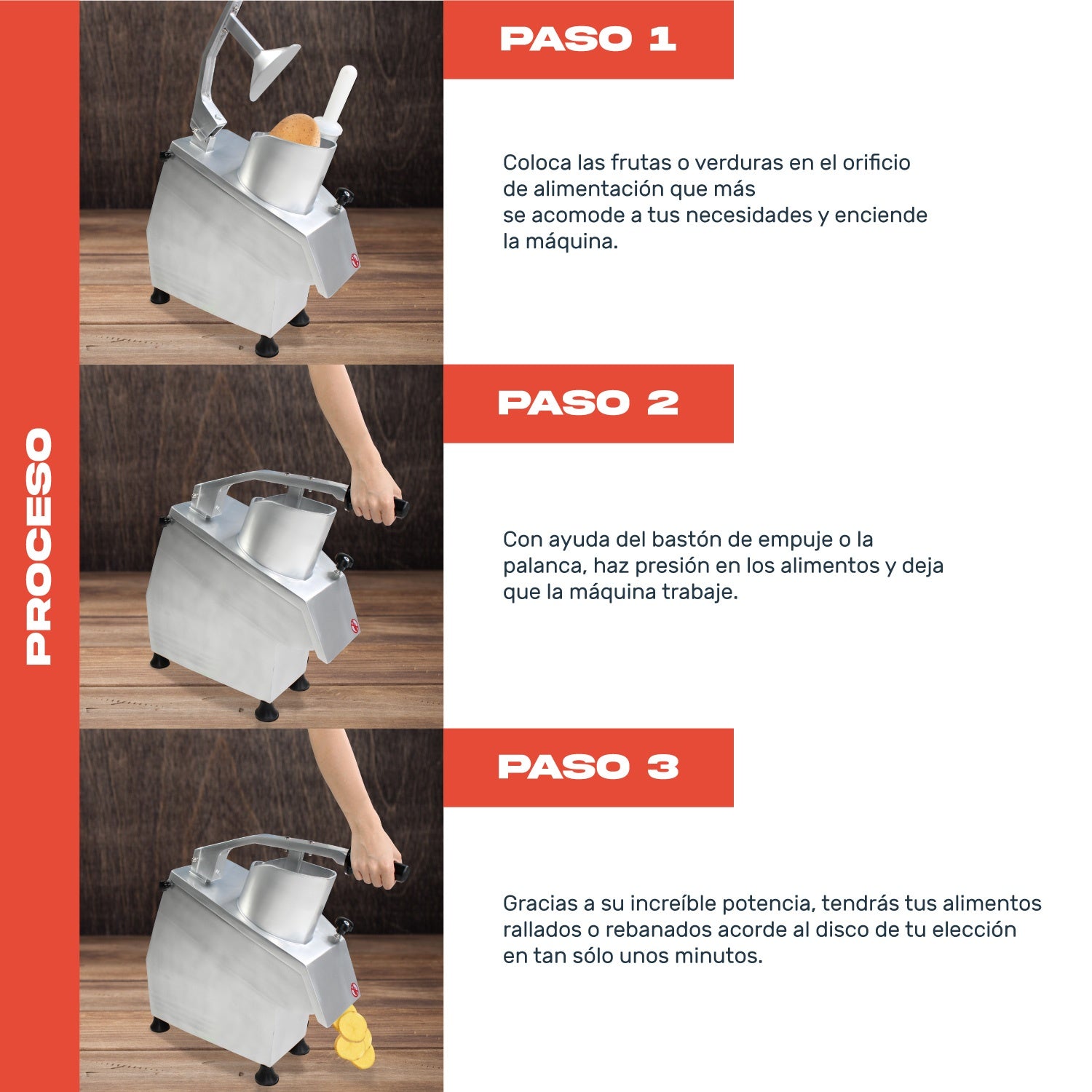 Procesador Rebanador De Alimetos Industrial 550w