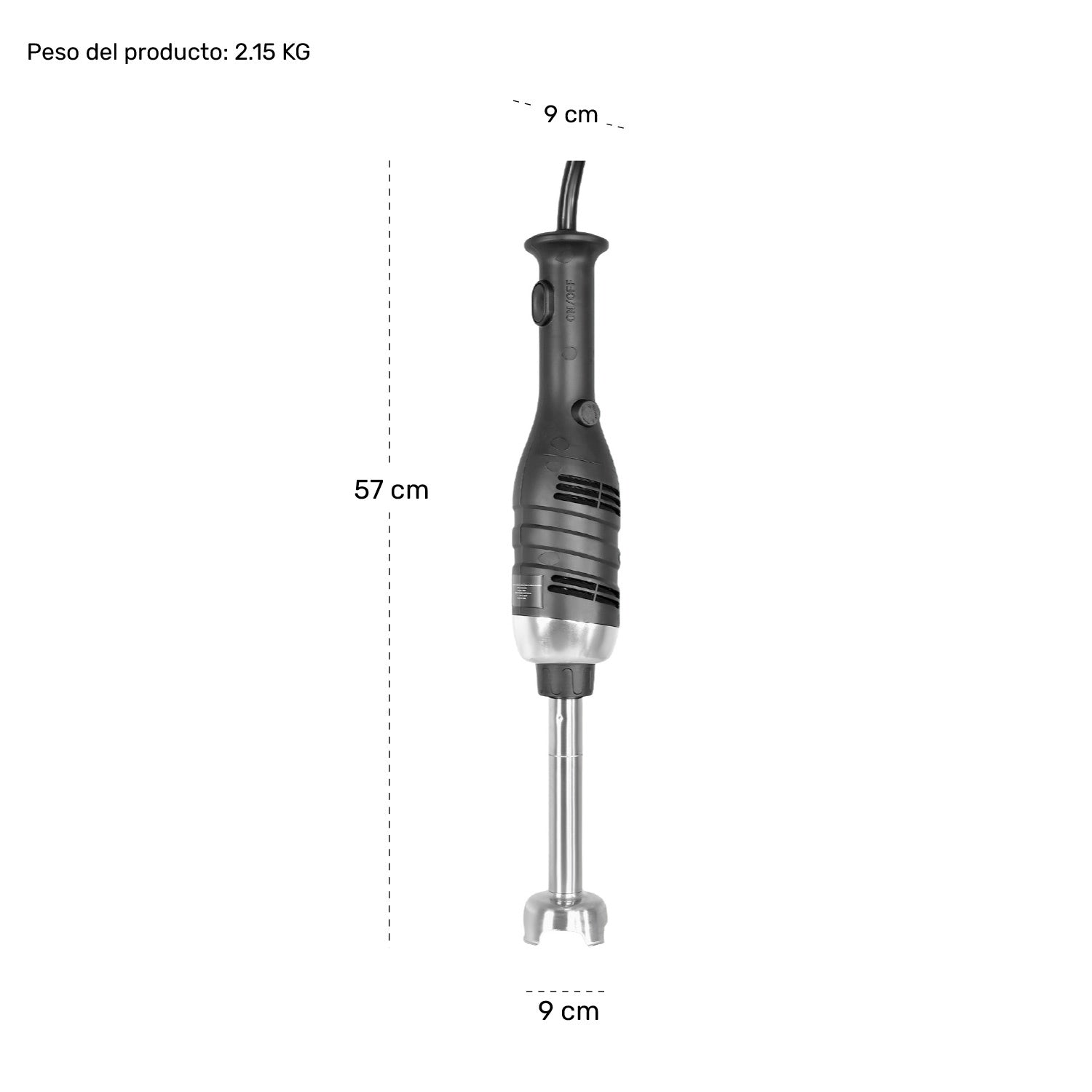Batidora Inmersion Turbo Licuadora Industrial 280w 20000rpm