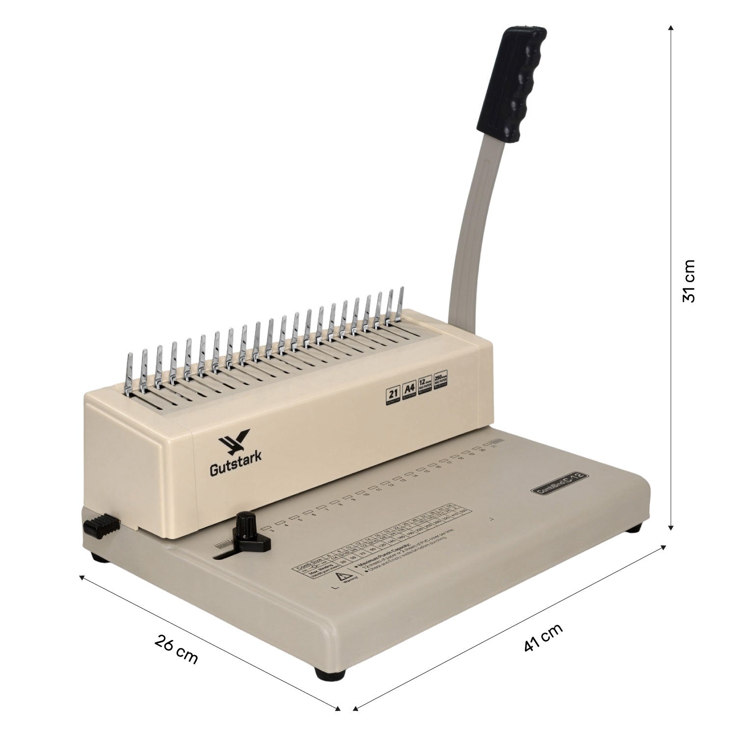 Engargoladora Hojas 450 Perforadora