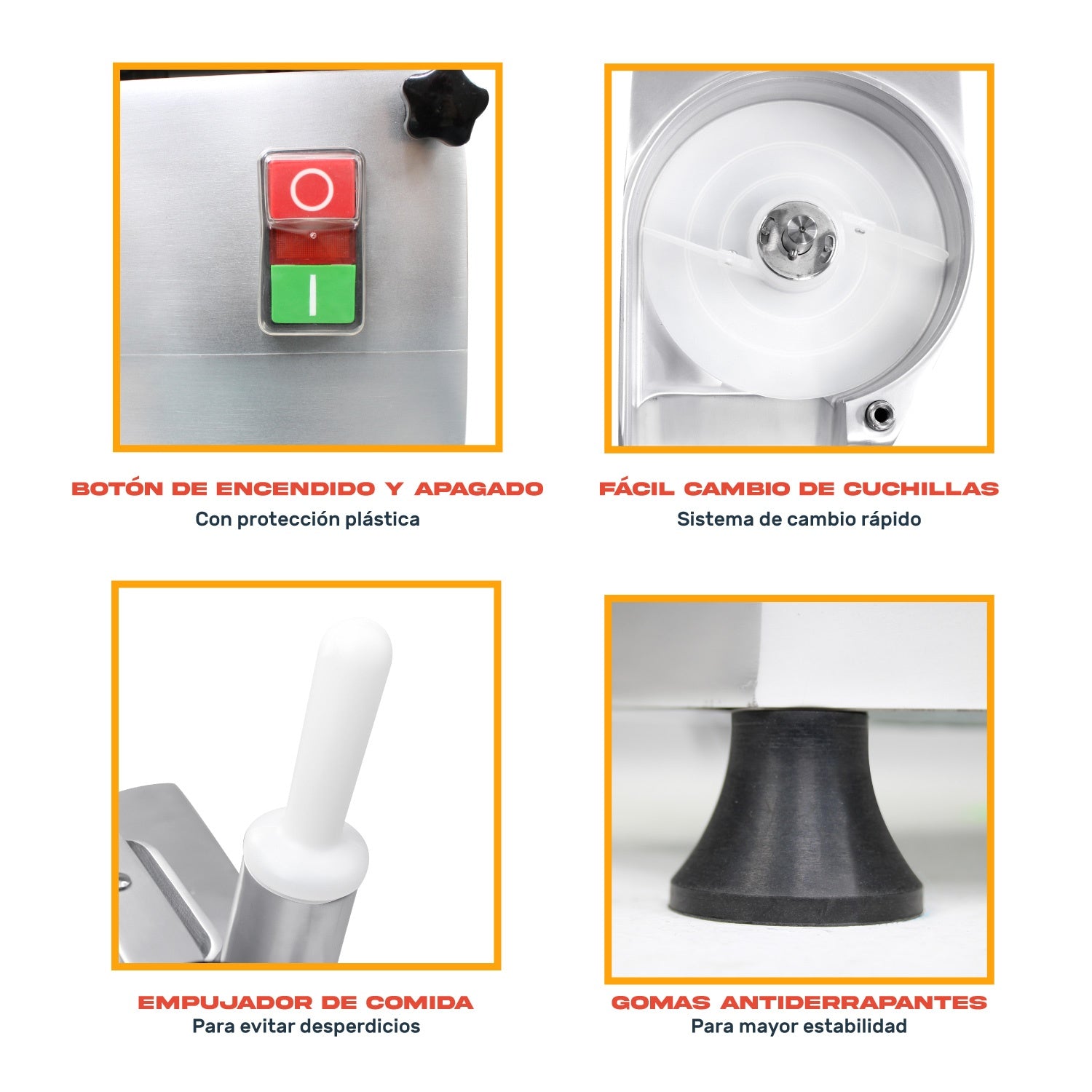 Procesador Rebanador De Alimetos Industrial 550w