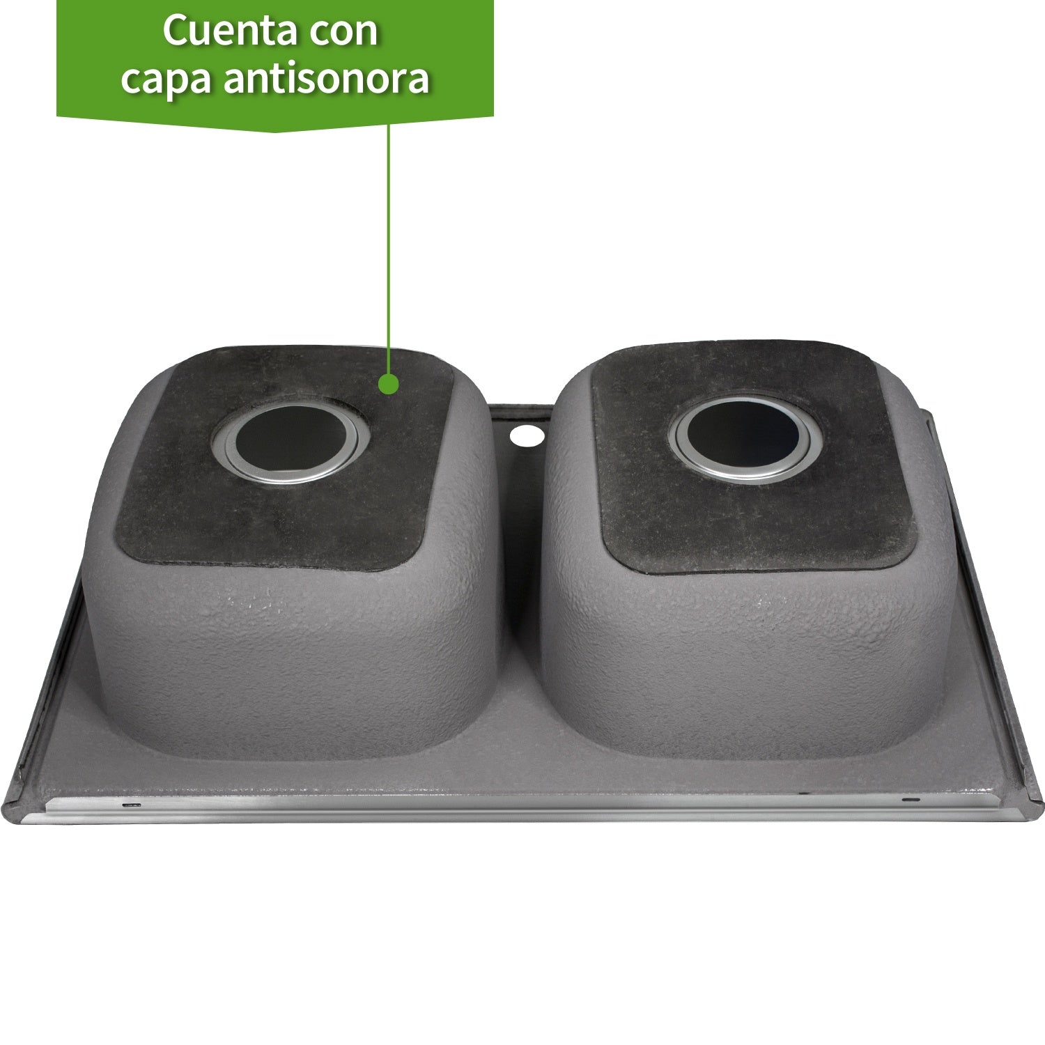Fregadero Tarja 2 Tinas Cocina Acero Inox + Grifo Mezcladora