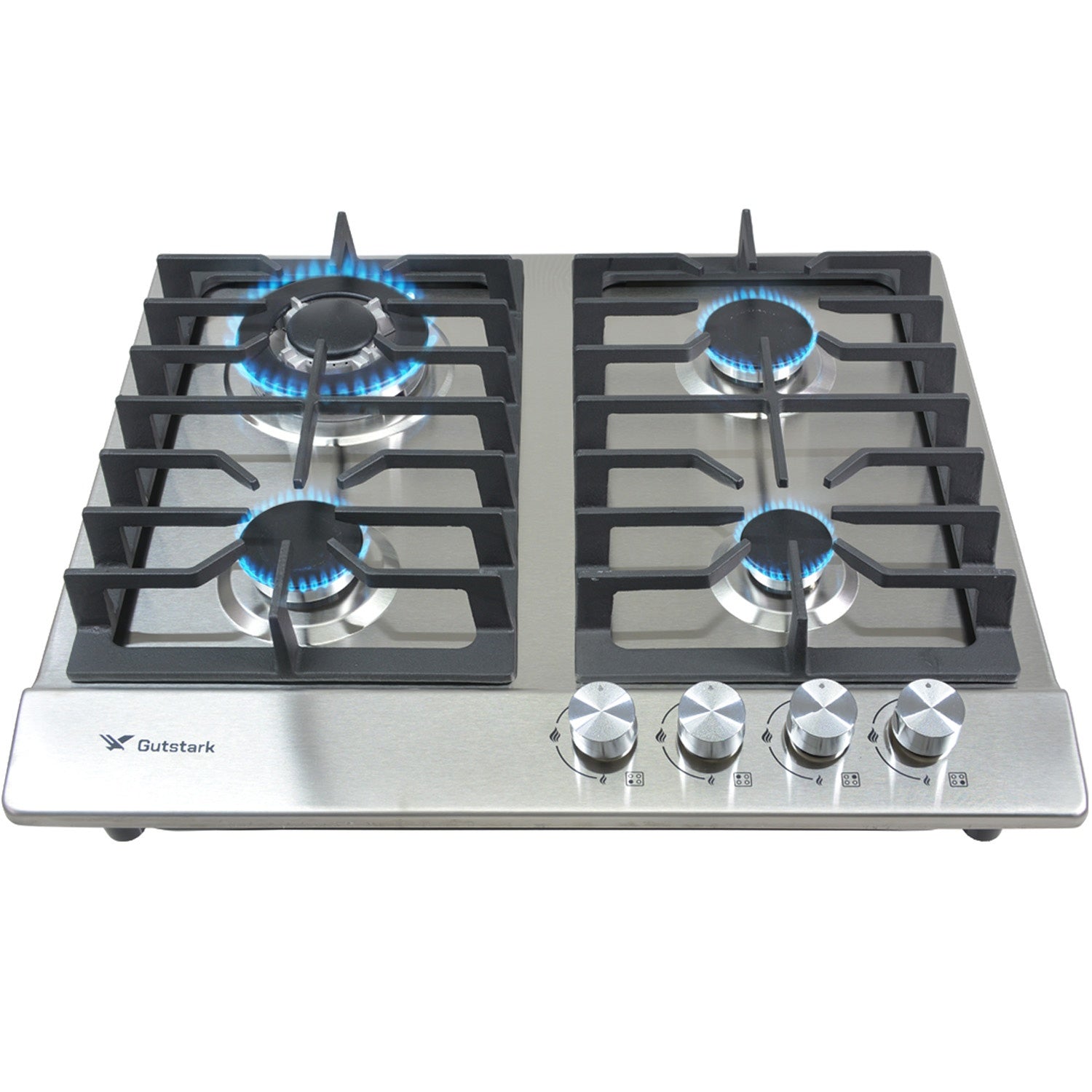 Parrilla A Gas Lp Y Natural 4 Quemadores 58.5 X 51 X 11 Cm