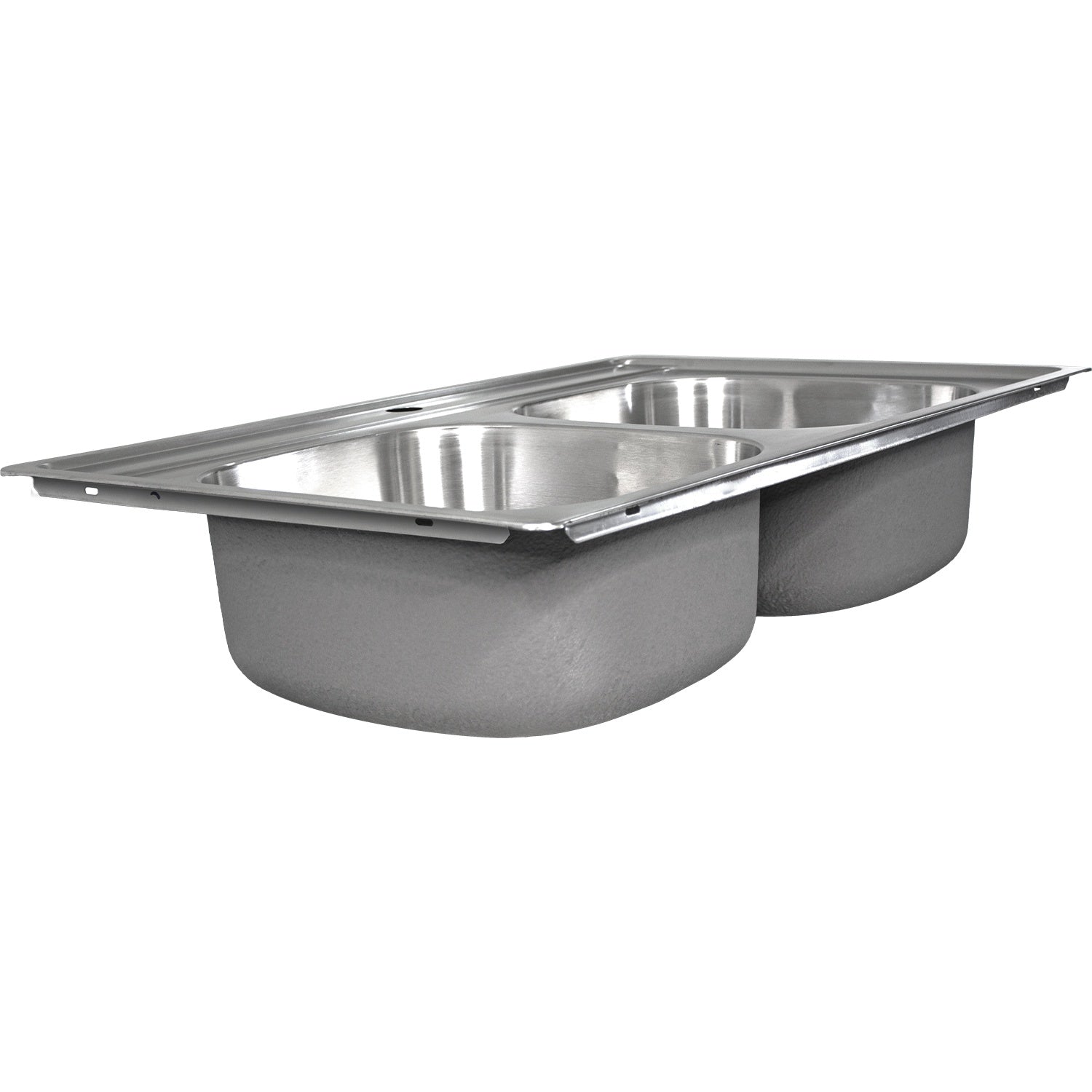 Fregadero Tarja 2 Tinas Cocina Acero Inox + Grifo Mezcladora