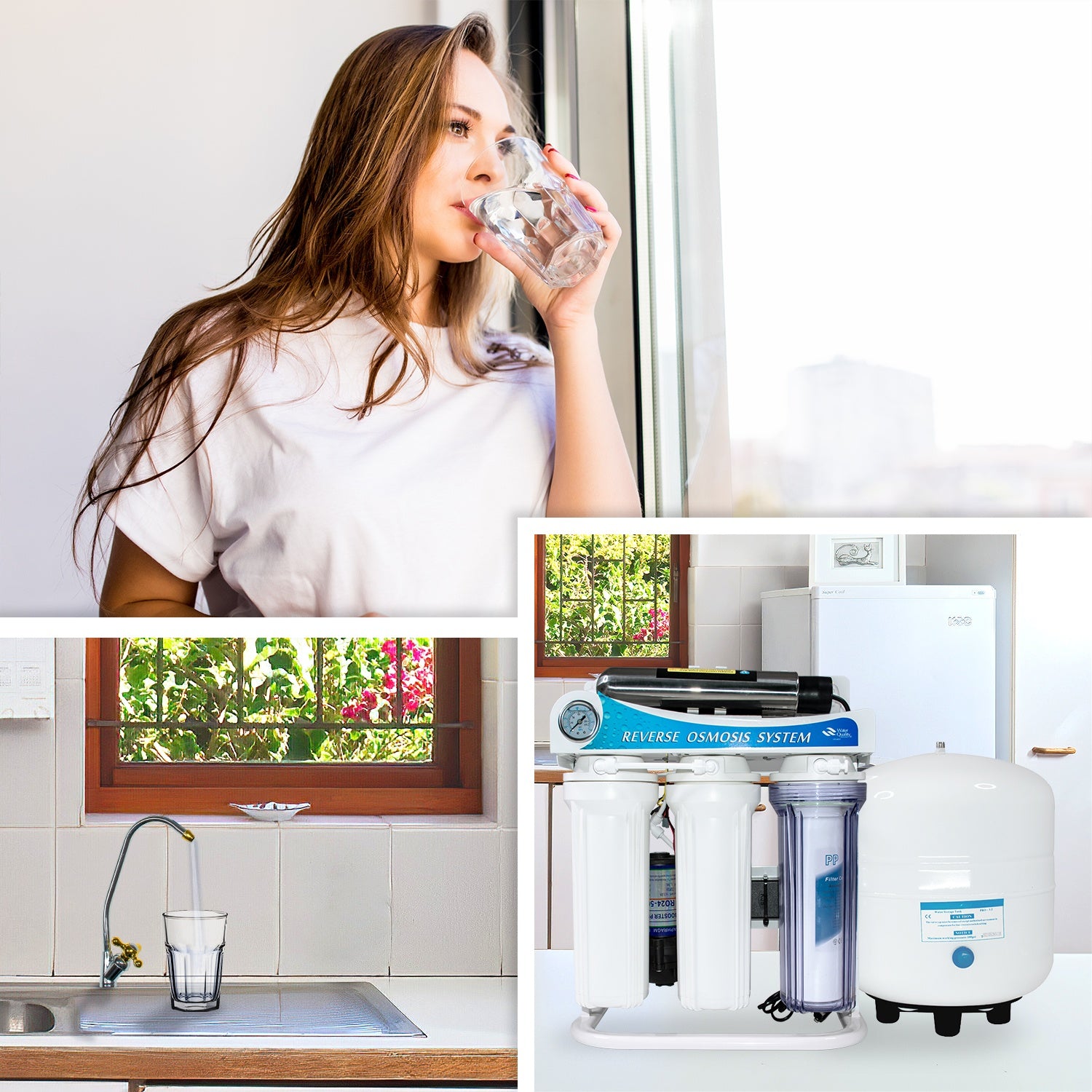 Equipo Purificador Osmosis Inversa 6 Etapas 75gpd Lampara Uv