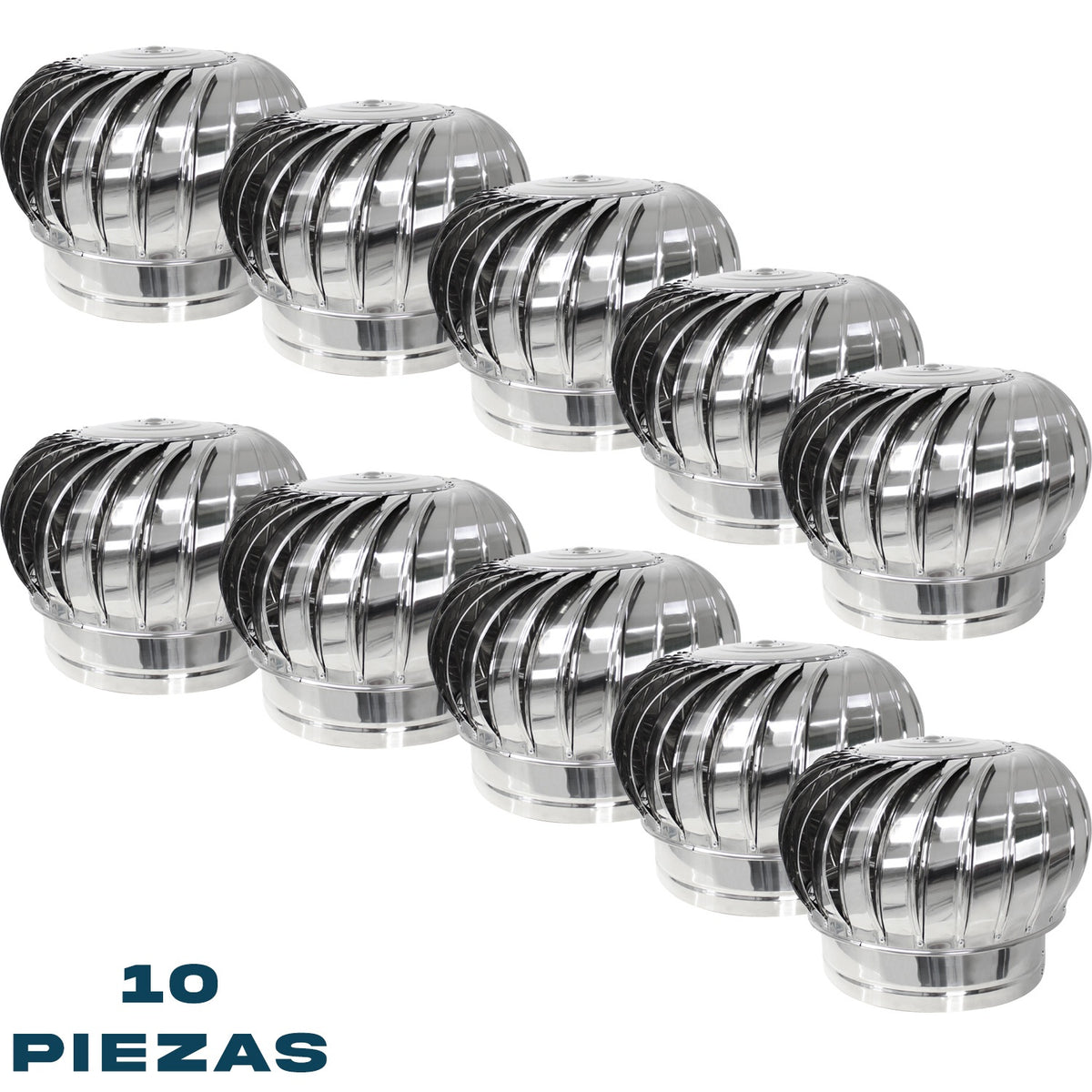 Estractor Tipo Cebolla De Aluminio 10 Pz 17 Garganta 14