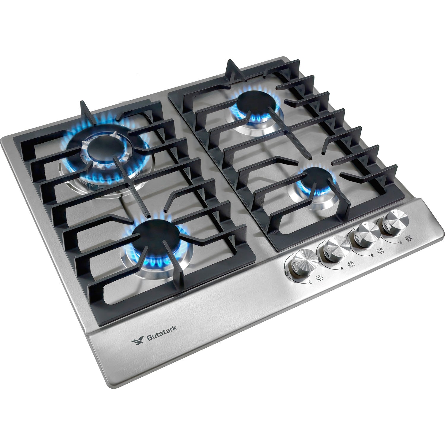 Parrilla A Gas Lp Y Natural 4 Quemadores 58.5 X 51 X 11 Cm