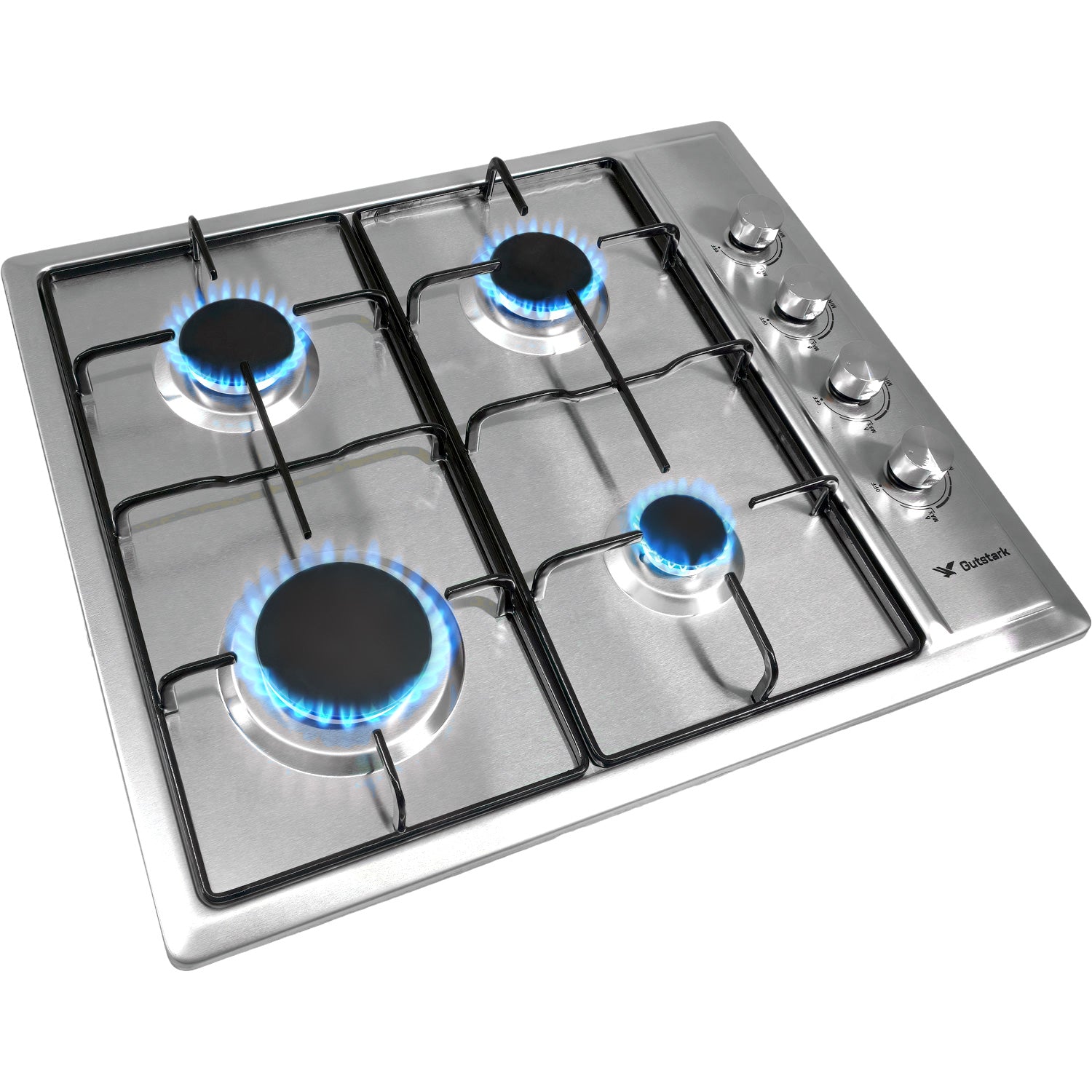 Parrilla A Gas Lp Y Natural 4 Quemadores 58.5 X 50.5 X 9 Cm