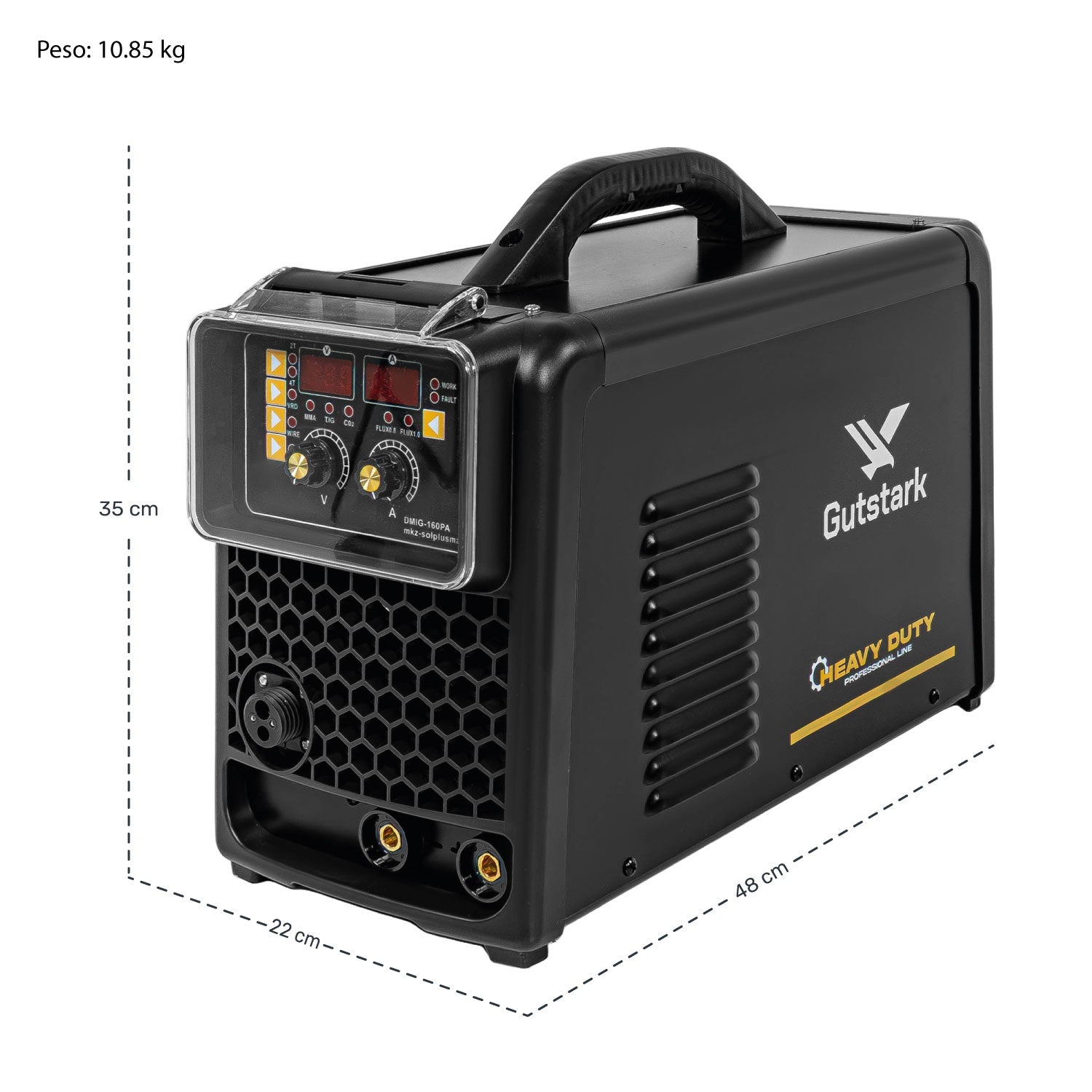 Soldadora Micro Alambre 200a Heavy Duty Igbt Mma Mig Tig Co2
