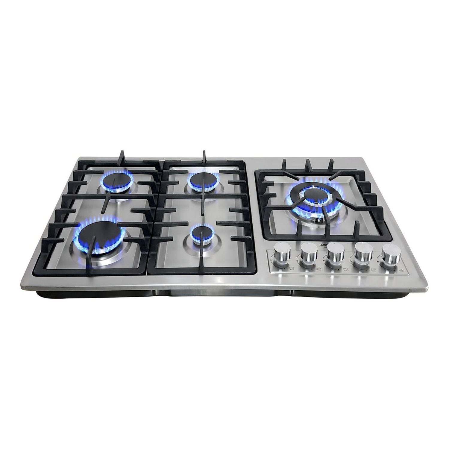 Parrilla de Gas Empotrable Acero Inoxidable 5 Quemadores Premium