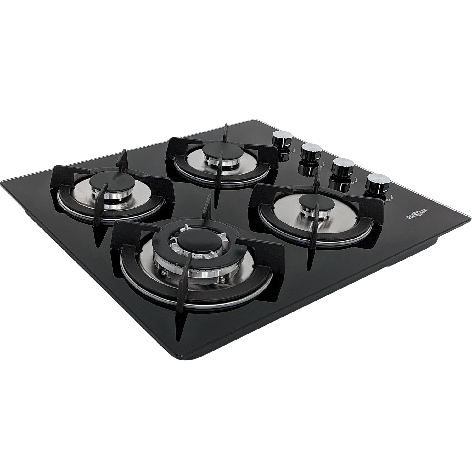 Parrilla a Gas Natural LP Empotrable Cristal Templado 4 Quemadores