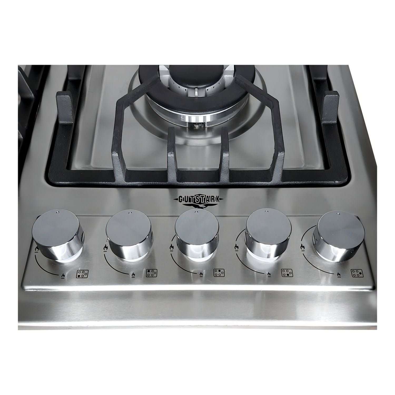 Parrilla de Gas Empotrable Acero Inoxidable 5 Quemadores Premium